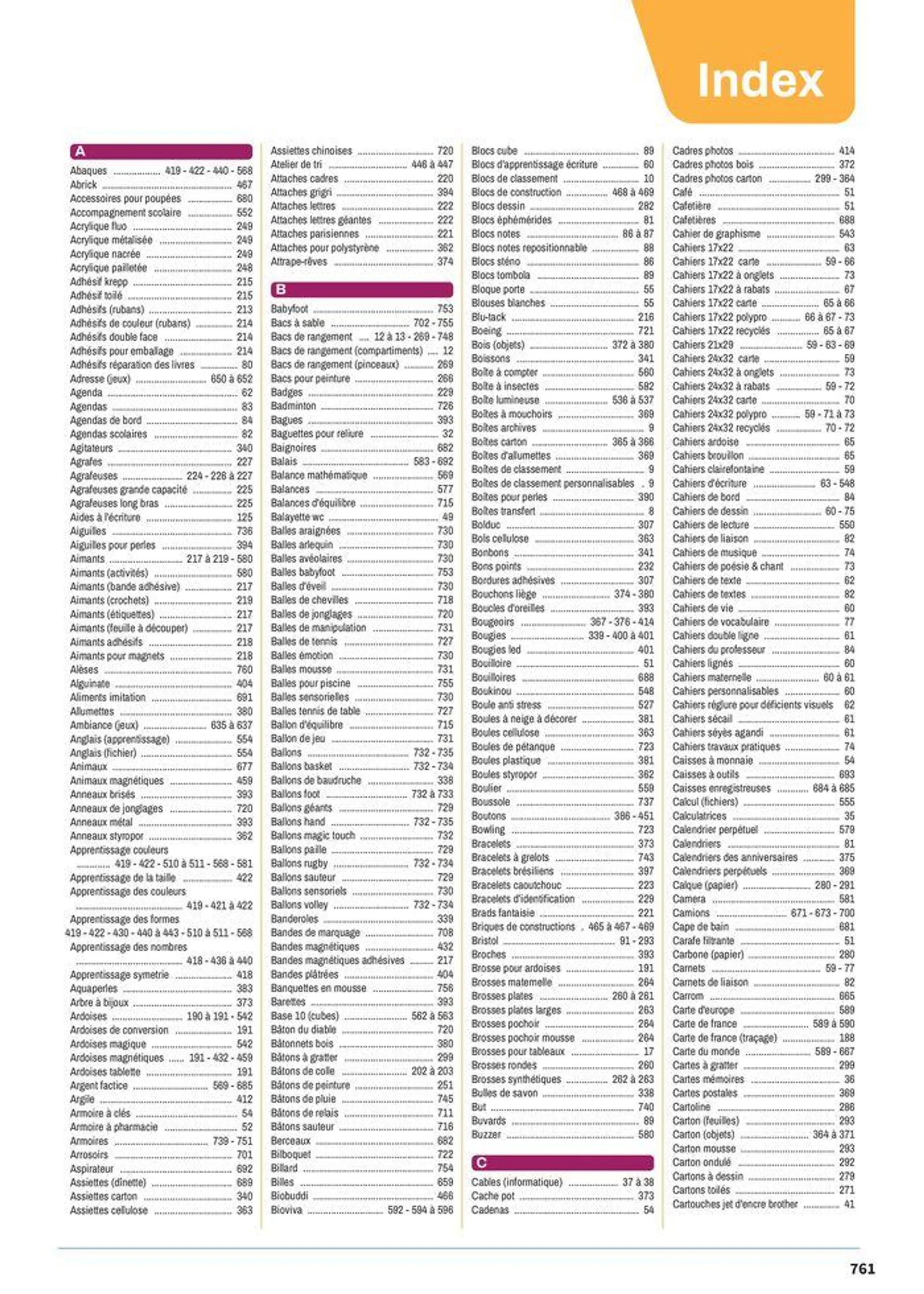 Catalogue des écoles 2024 du 5 juillet au 31 octobre 2024 - Catalogue page 763