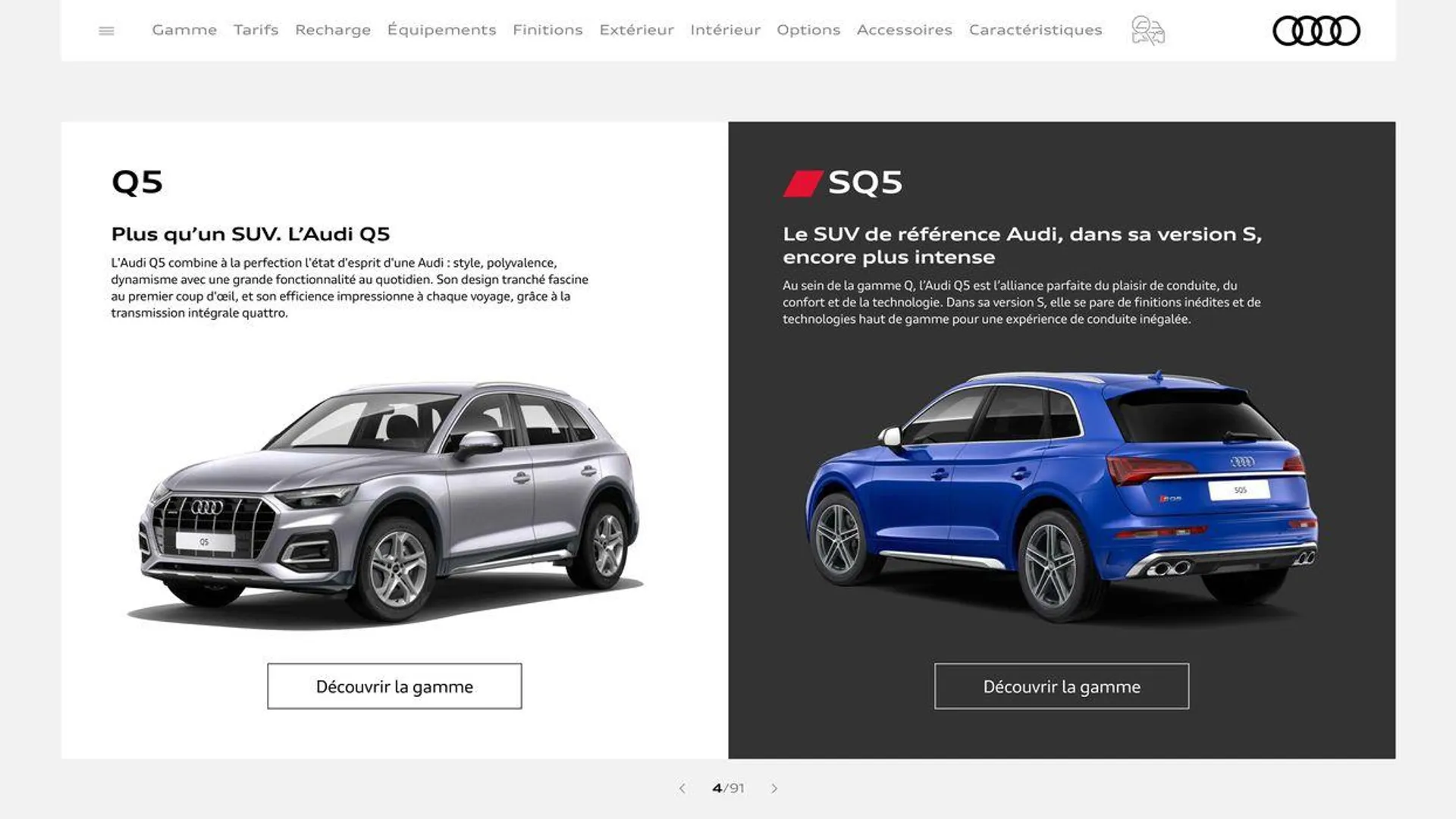 Audi Q5 & SQ5 du 20 août au 31 décembre 2024 - Catalogue page 4