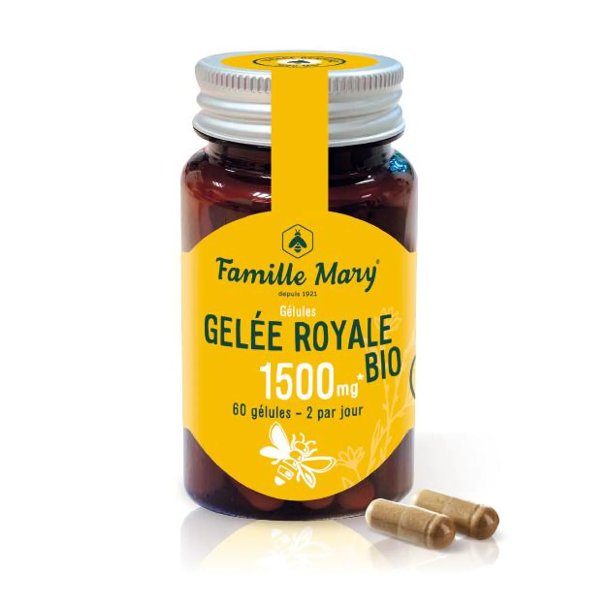 Gélules Gelée Royale Bio 1500mg