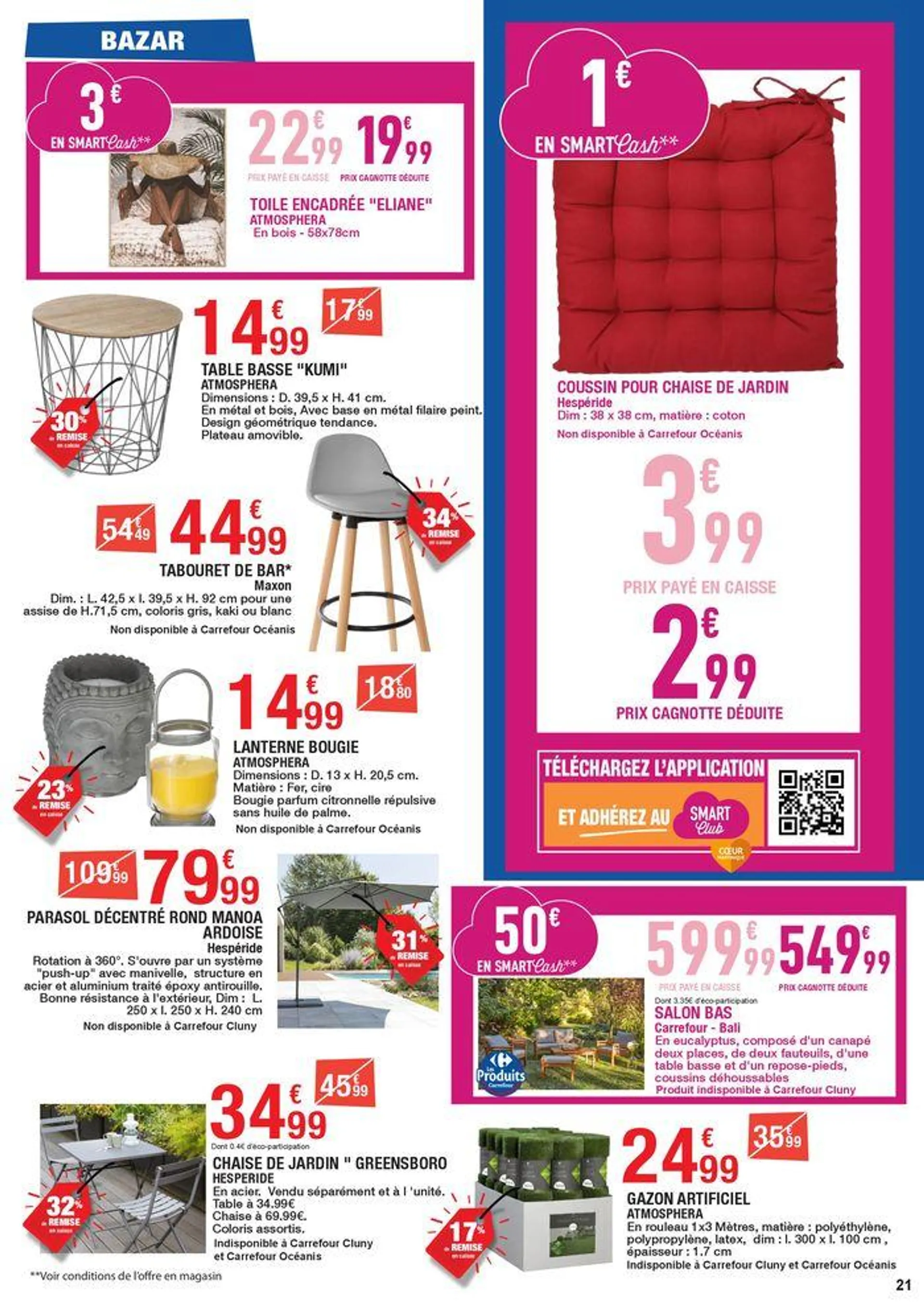 Carrefour SURGELES & FETE DE LA MER - Les JO de Paris du 23 juillet au 4 août 2024 - Catalogue page 21