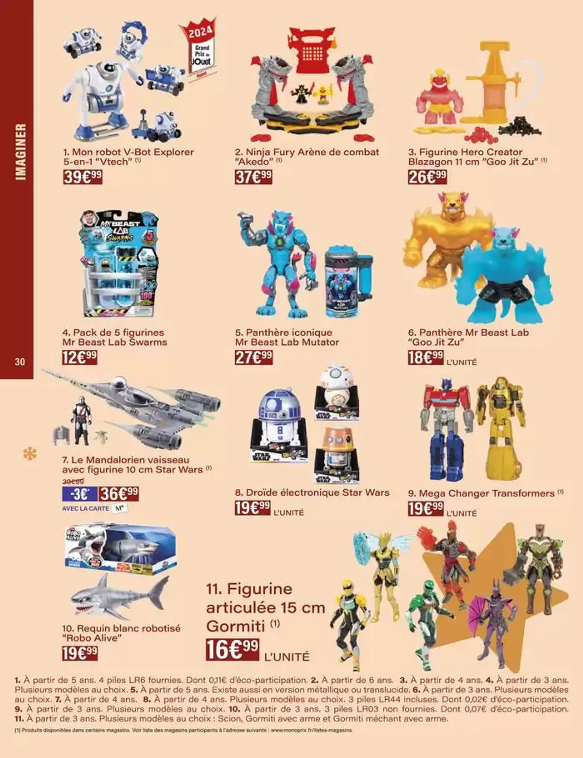 Les jouets de Noël du 25 octobre au 31 décembre 2024 - Catalogue page 30