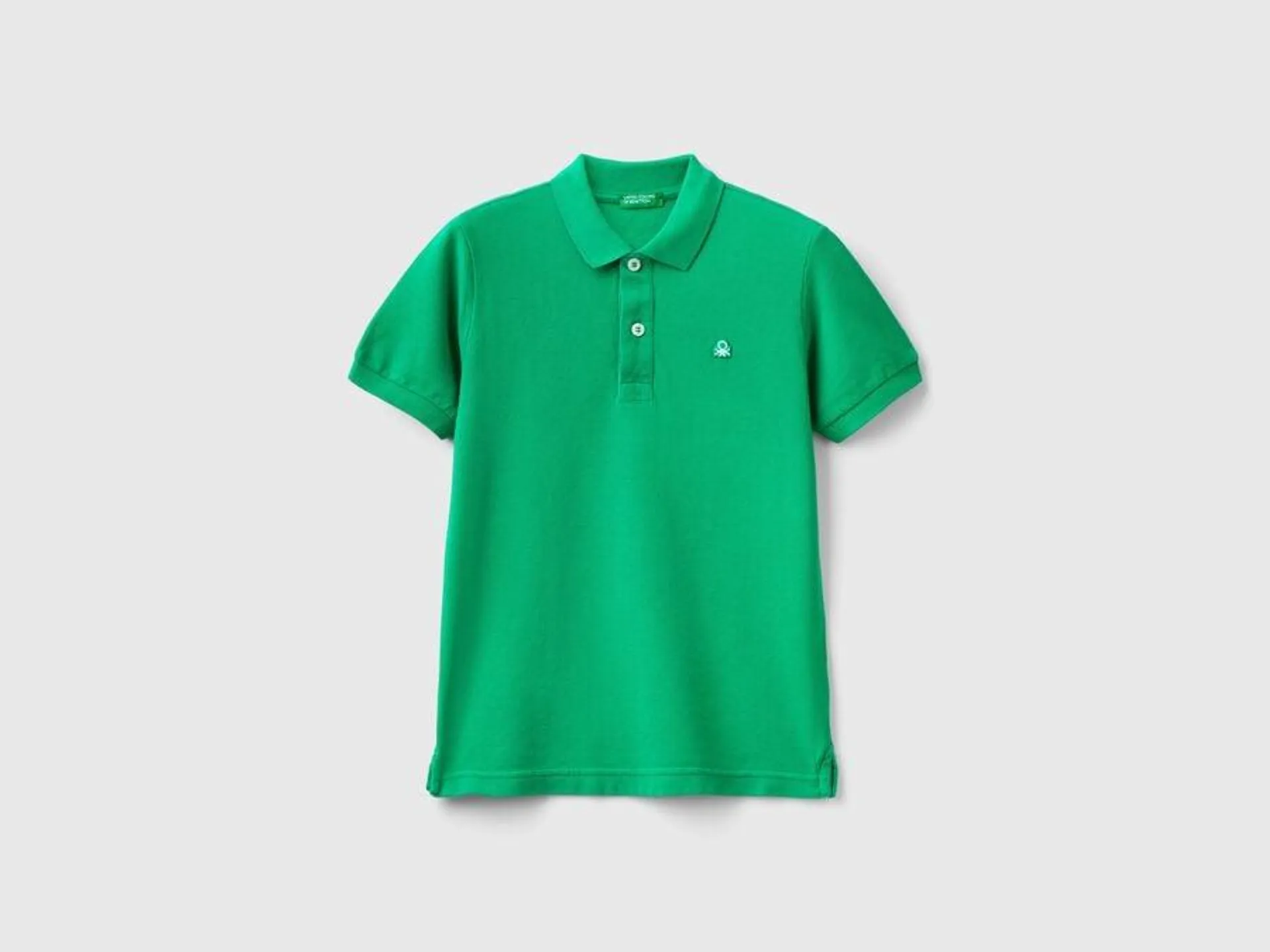 Polo ajusté en 100 % coton bio