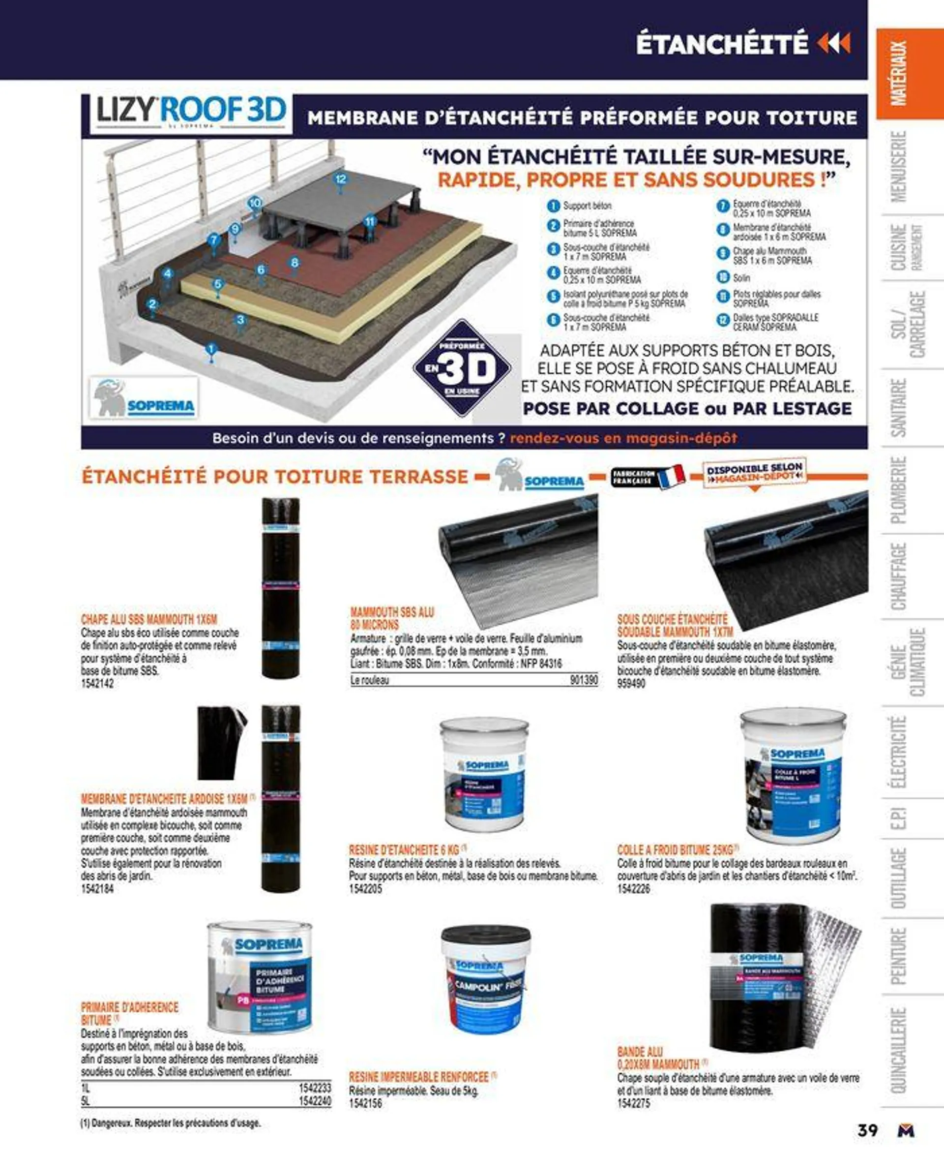 Guide produits 2024 du 15 mars au 31 décembre 2024 - Catalogue page 39