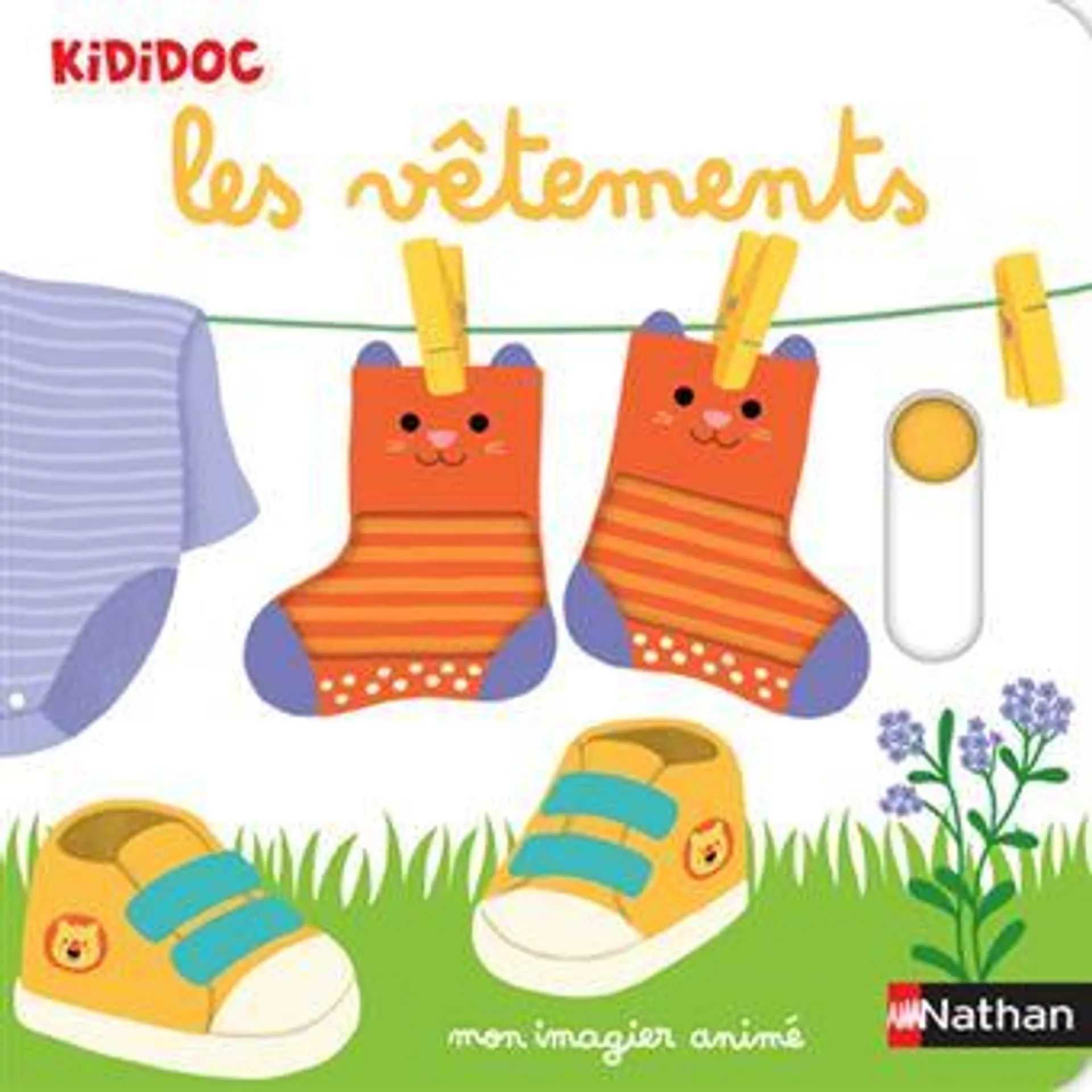 Kididoc - Tome 09 : Mon imagier animé les vêtements