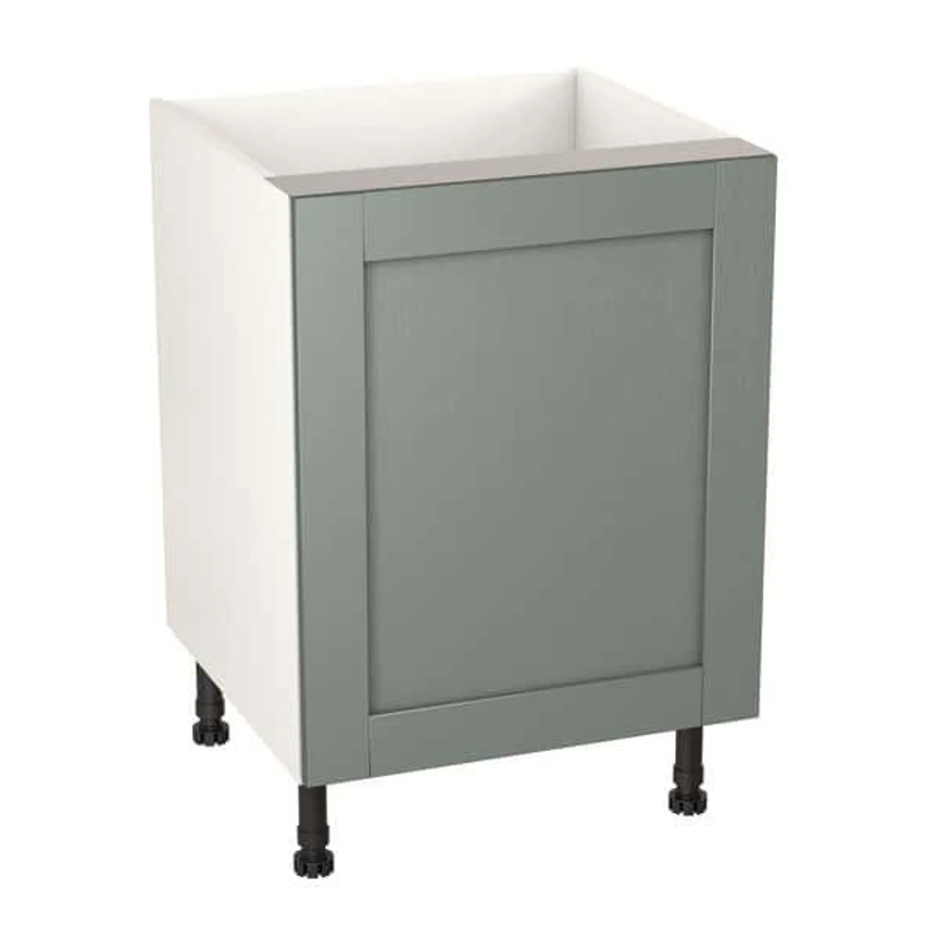 Meuble bas "Coline" vert sauge l.60 x h.72 x p.57 cm 1 porte