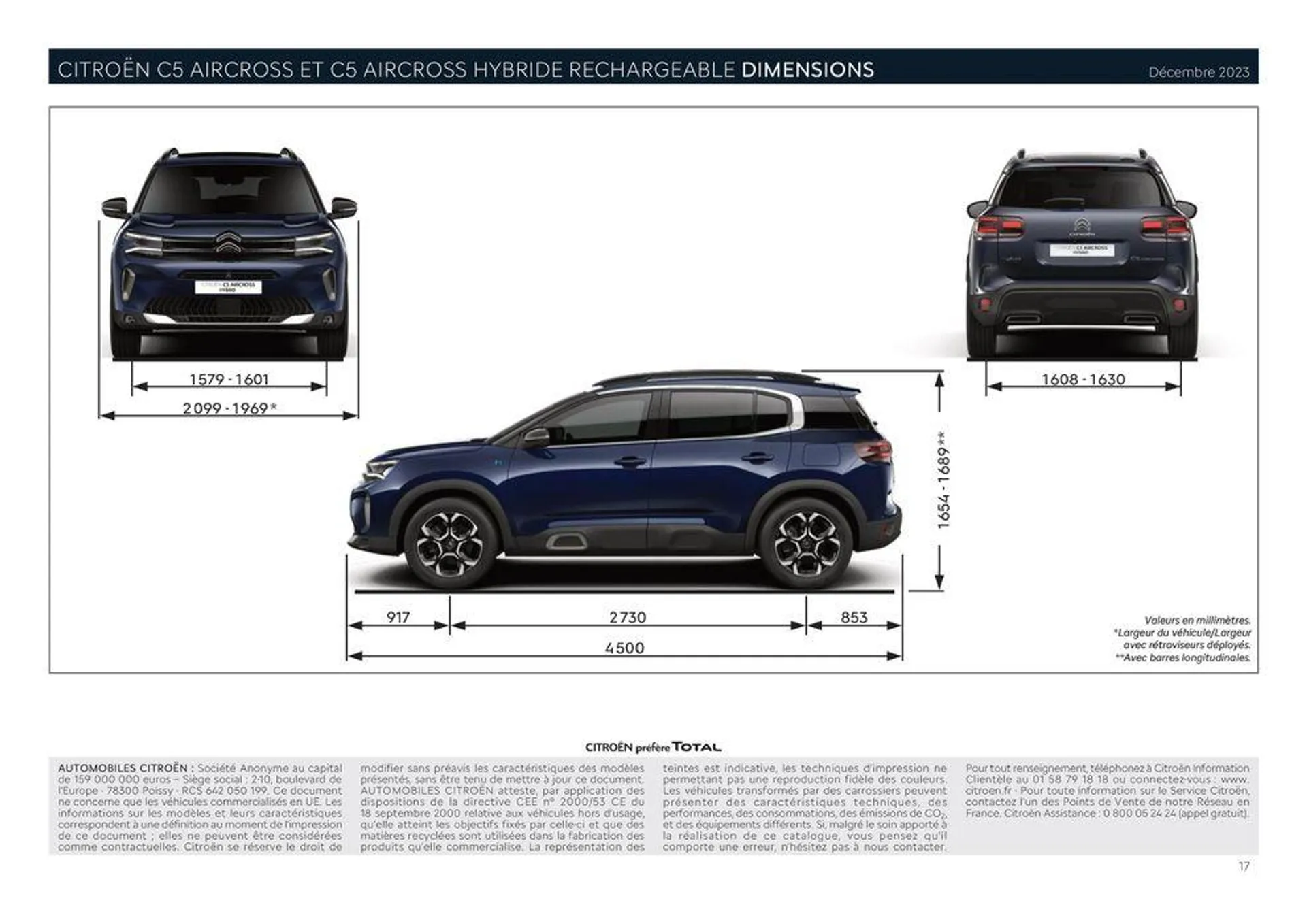 CITROËN C5 AIRCROSS HYBRIDE RECHARGEABLE_ du 21 février au 31 janvier 2025 - Catalogue page 17