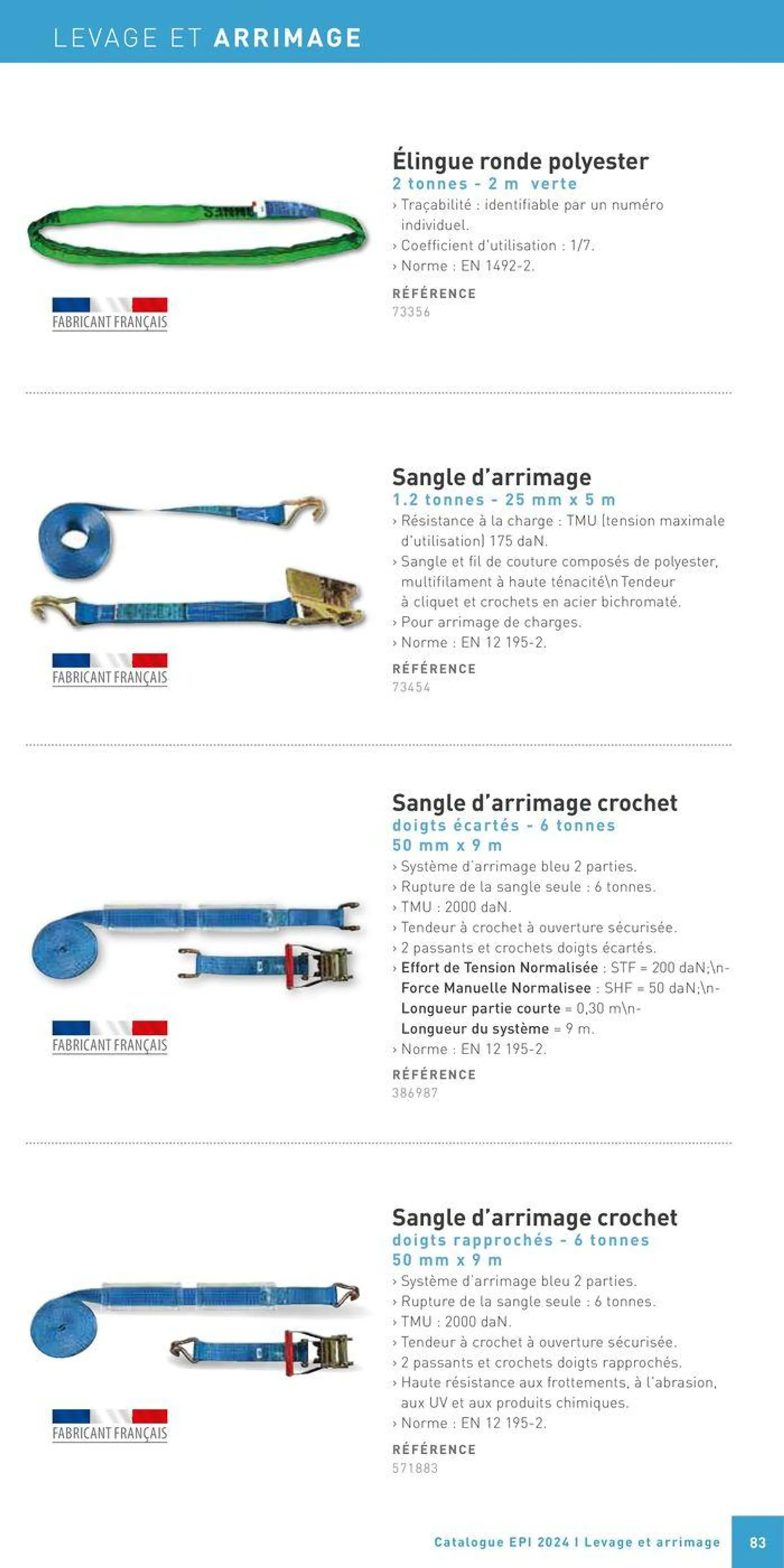 Catalogue EPI 2024 du 3 juin au 31 décembre 2024 - Catalogue page 85