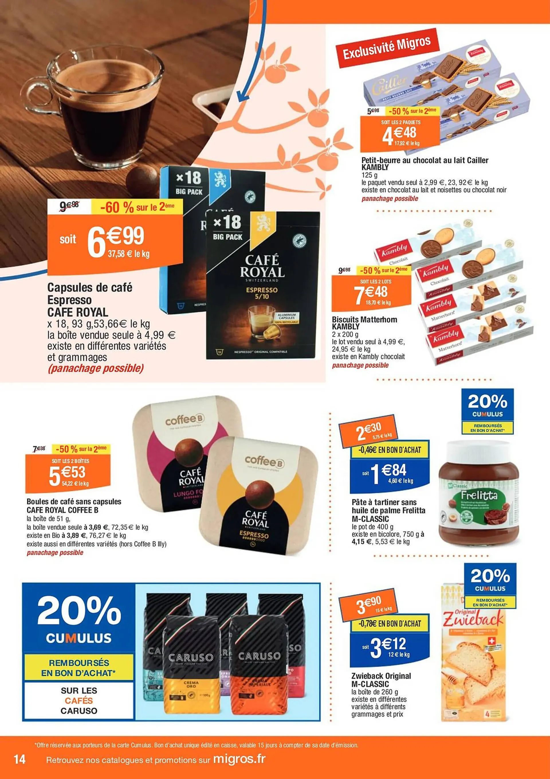 Catalogue Migros du 24 septembre au 6 octobre 2024 - Catalogue page 14