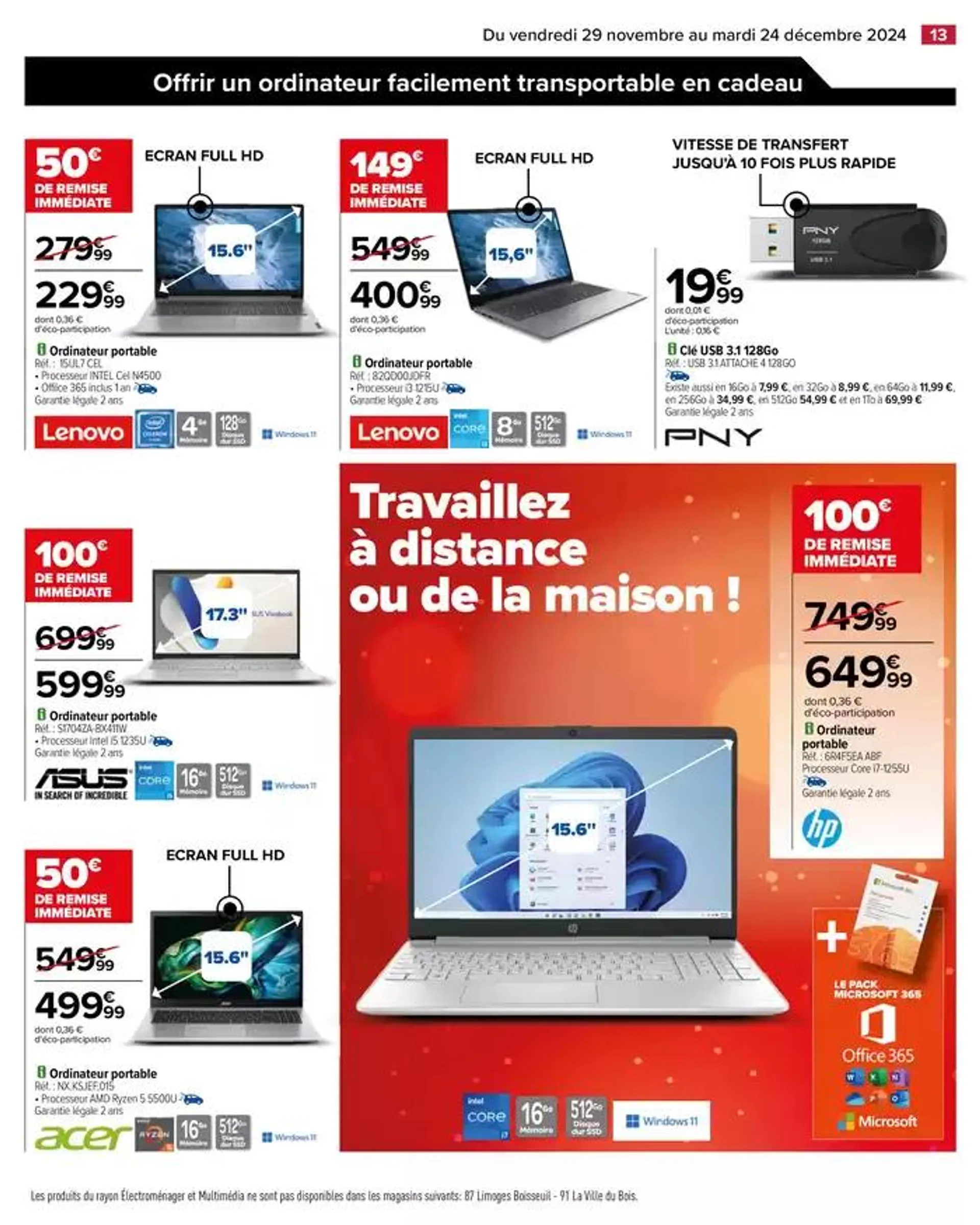 OFFREZ LA MAGIE DU HIGH-TECH POUR NOËL du 29 novembre au 24 décembre 2024 - Catalogue page 15