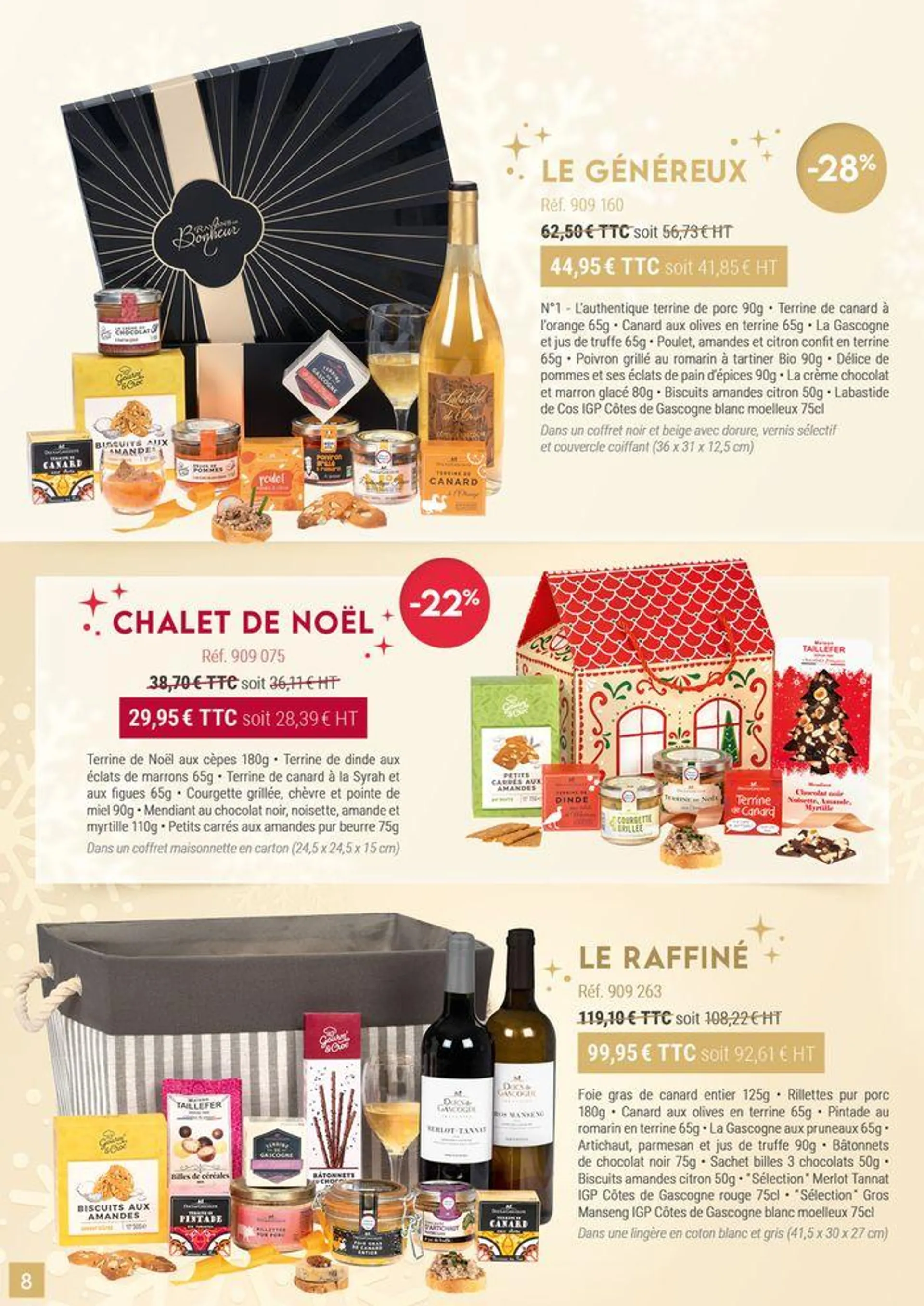 Cadeaux Gourmands du 12 décembre au 31 août 2024 - Catalogue page 8