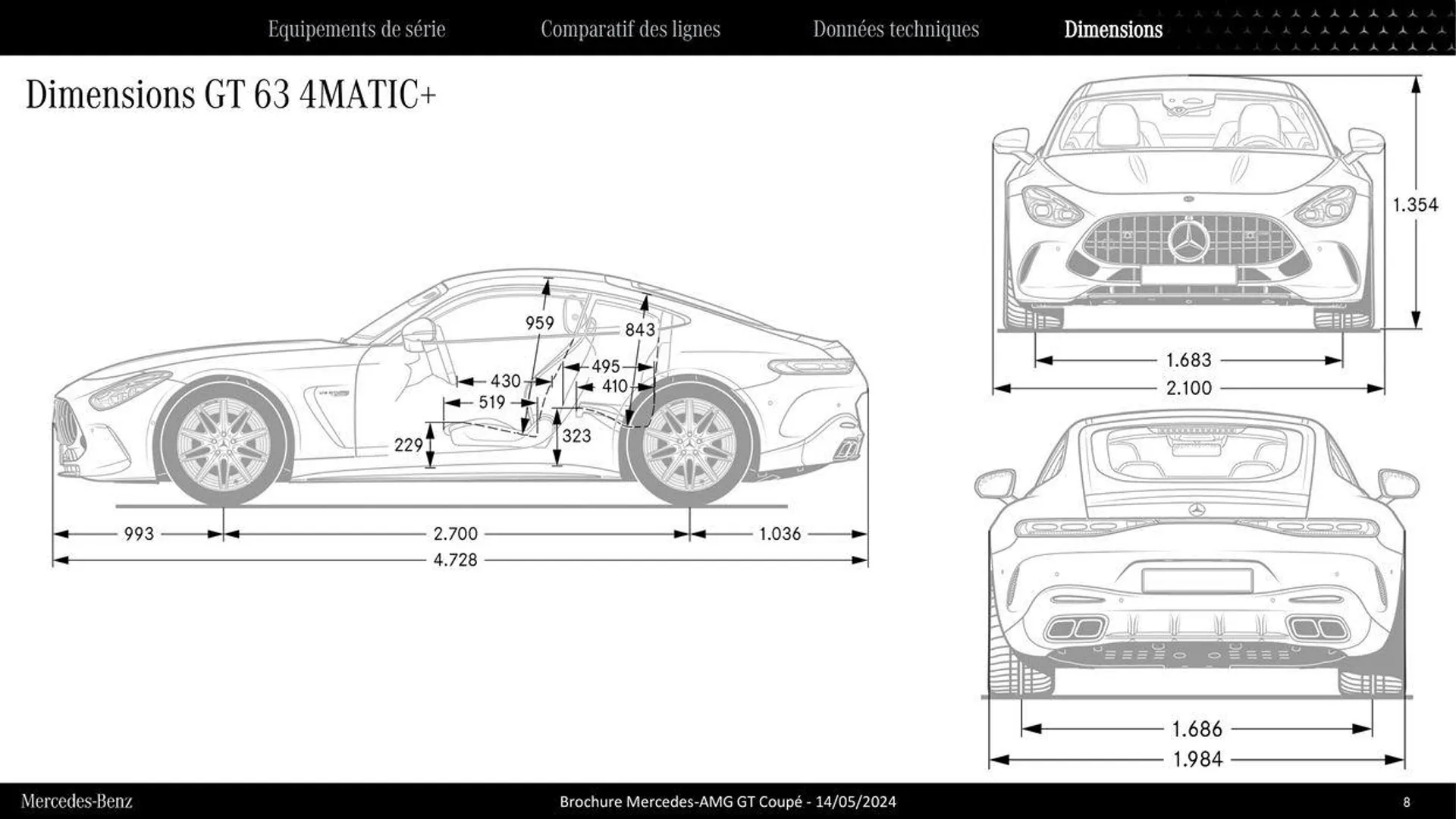 Mercedes AMG GT Coupé du 9 septembre au 31 août 2025 - Catalogue page 8