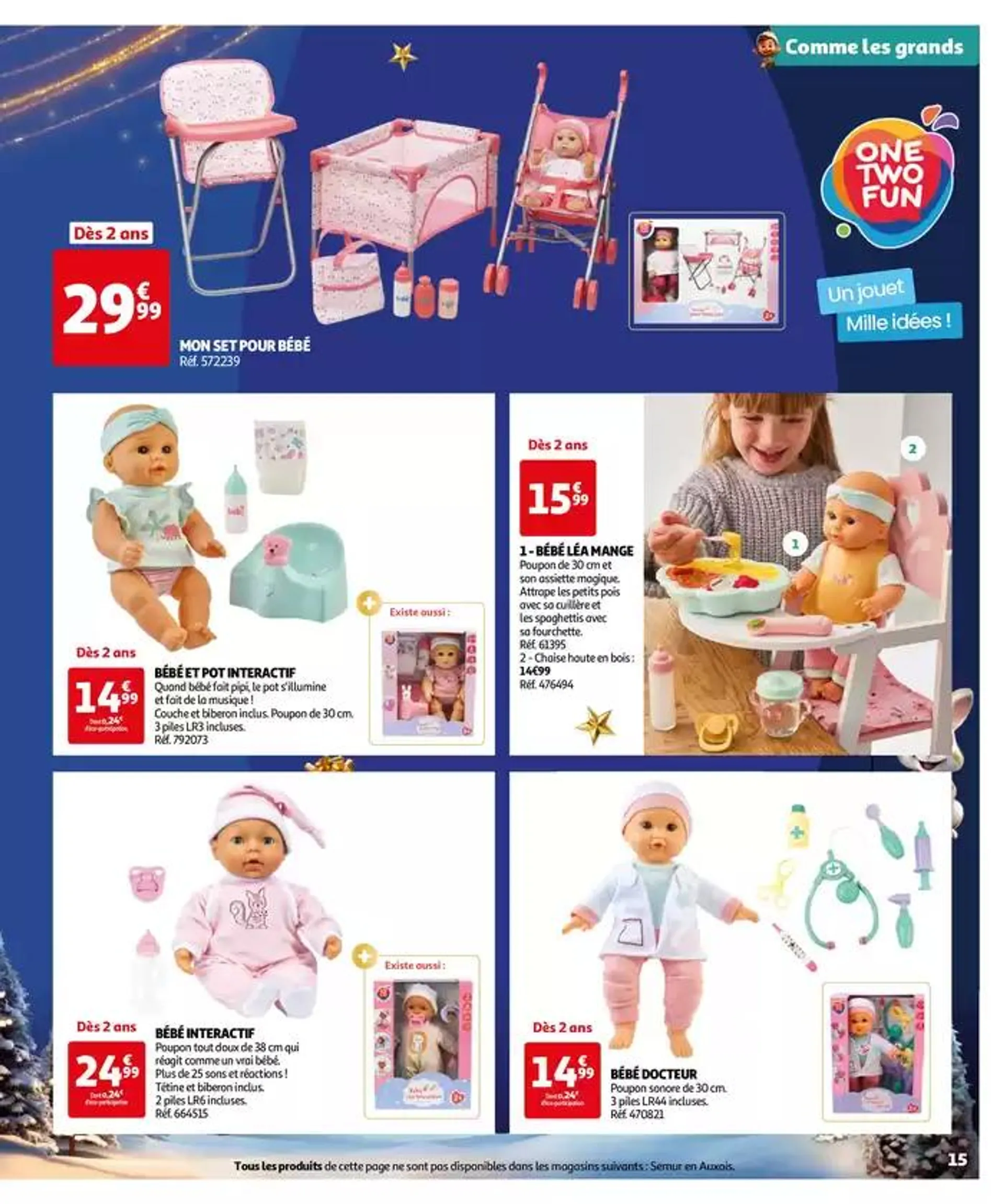 Réveillons Noël, un max de promos pour les fêtes du 11 octobre au 6 décembre 2024 - Catalogue page 15