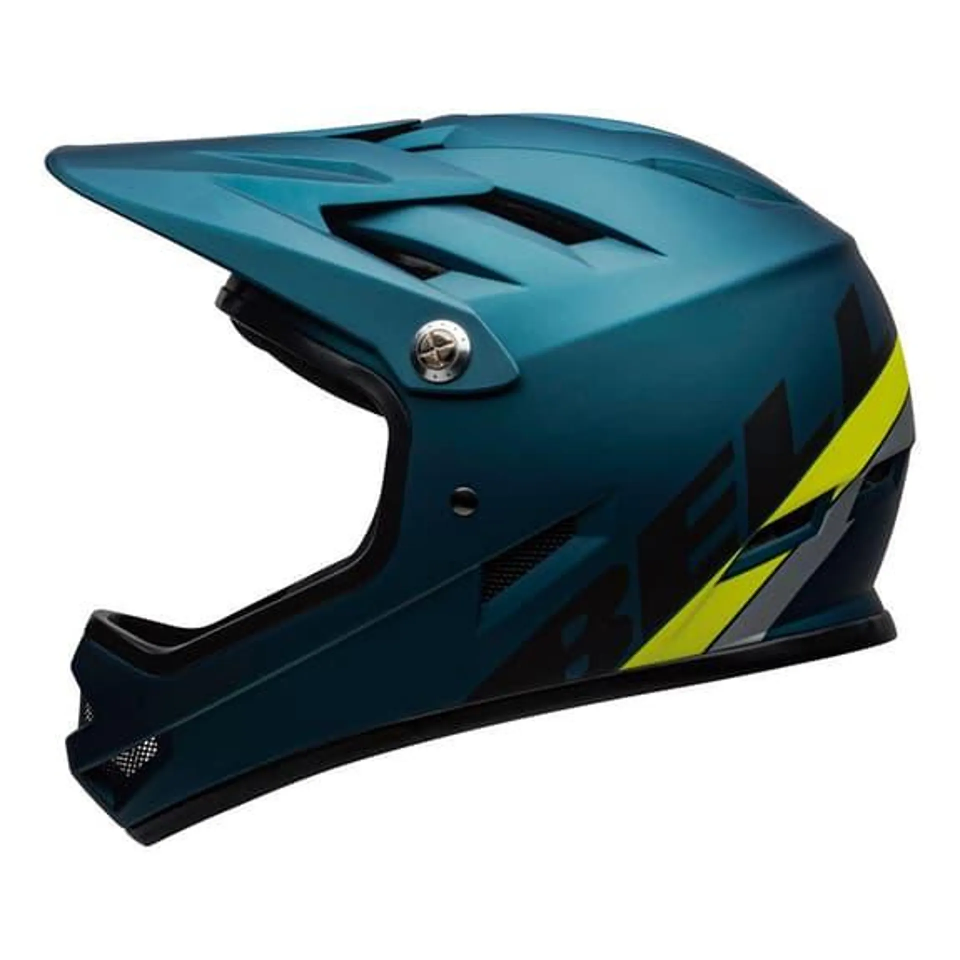 Casque Bell Sanction bleu jaune fluo