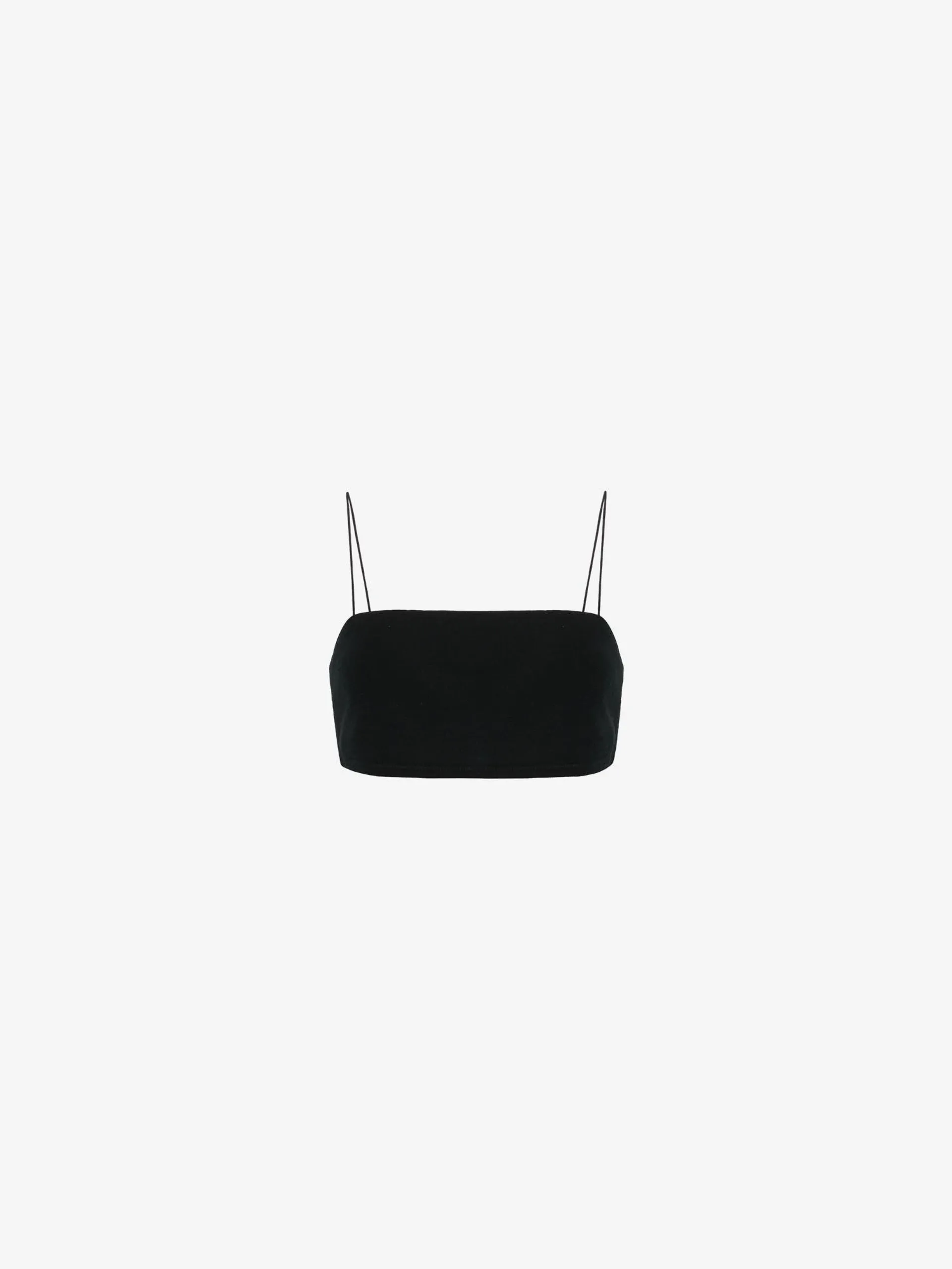 ESPÉRIE BRA TOP IN BLACK WOOL