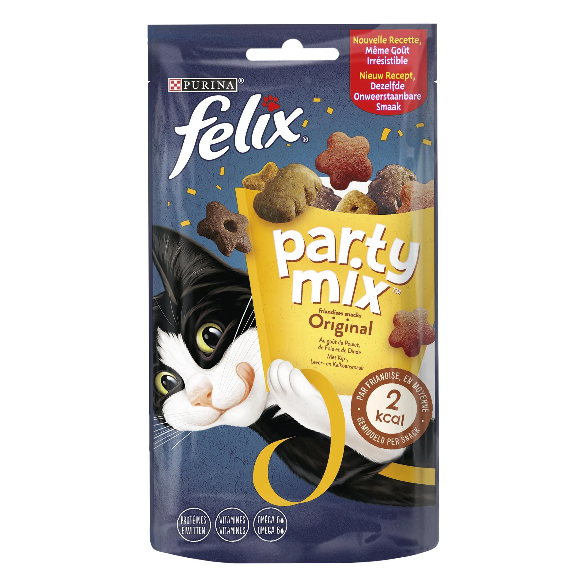 Felix party mix original snack chat 60g