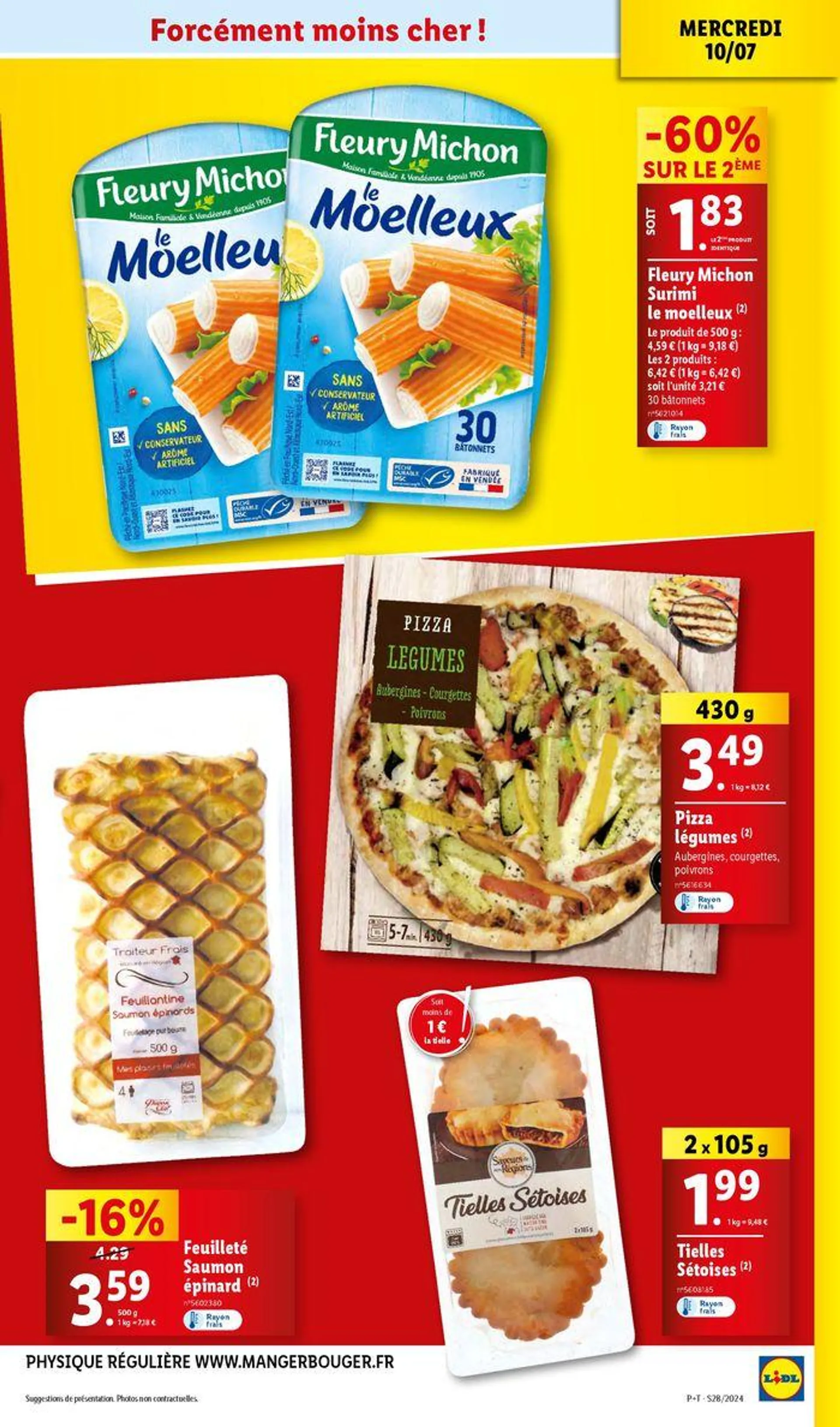 Profiez des petits prix pour des méga économies chez Lidl ! du 10 juillet au 16 juillet 2024 - Catalogue page 11