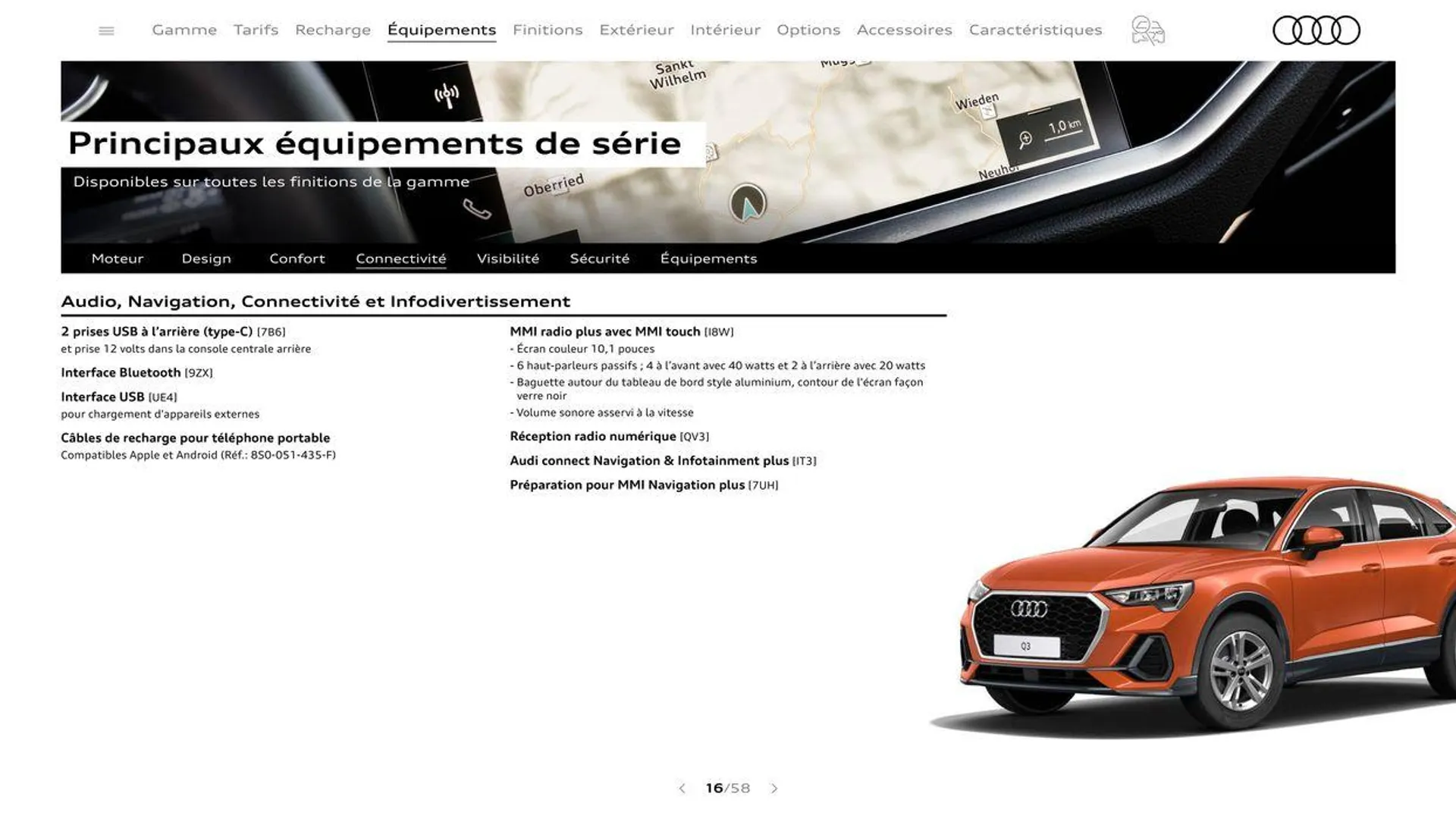 Audi Q3 Sportback du 20 août au 31 décembre 2024 - Catalogue page 16