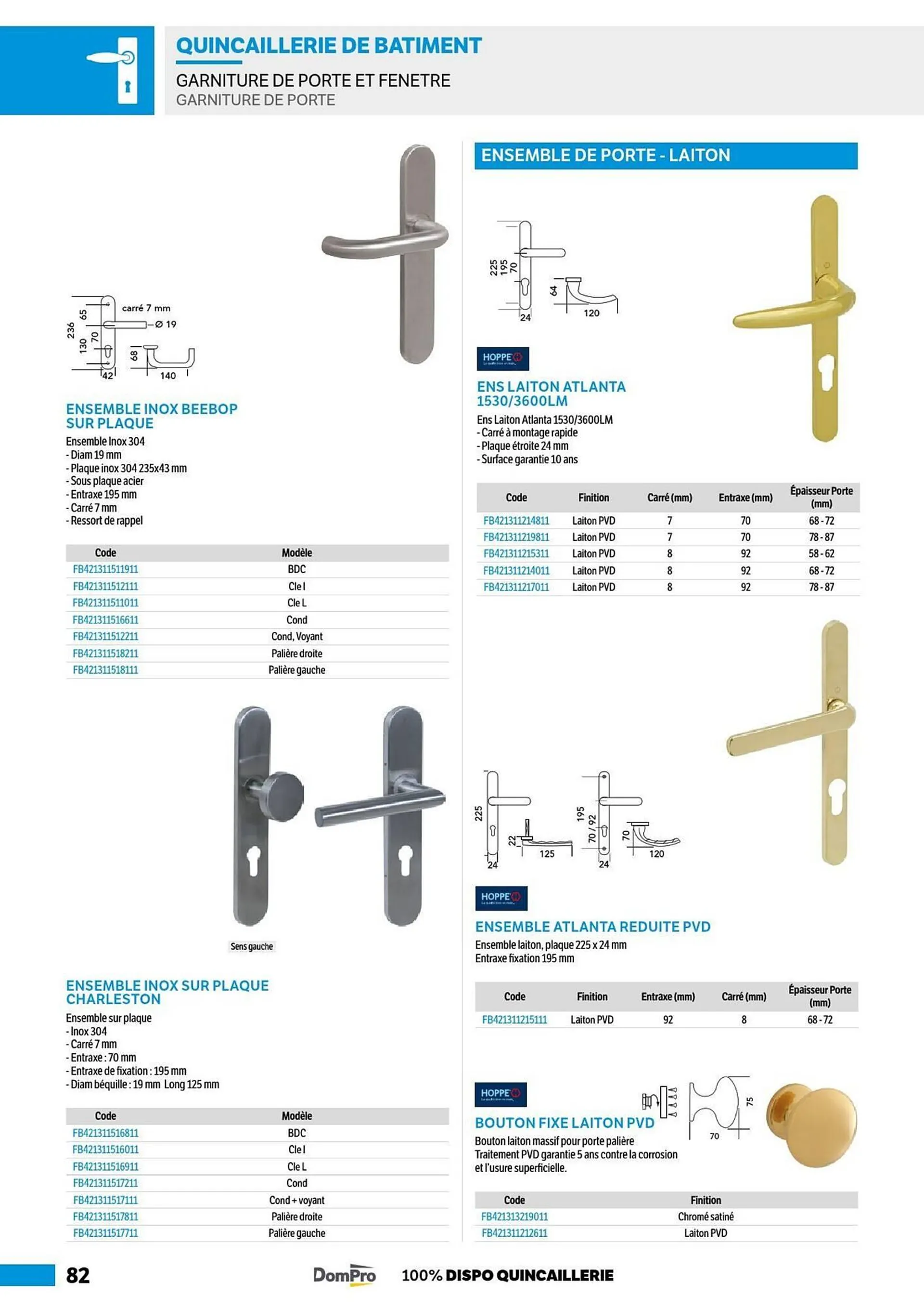 Catalogue DomPro du 8 juillet au 4 janvier 2025 - Catalogue page 82