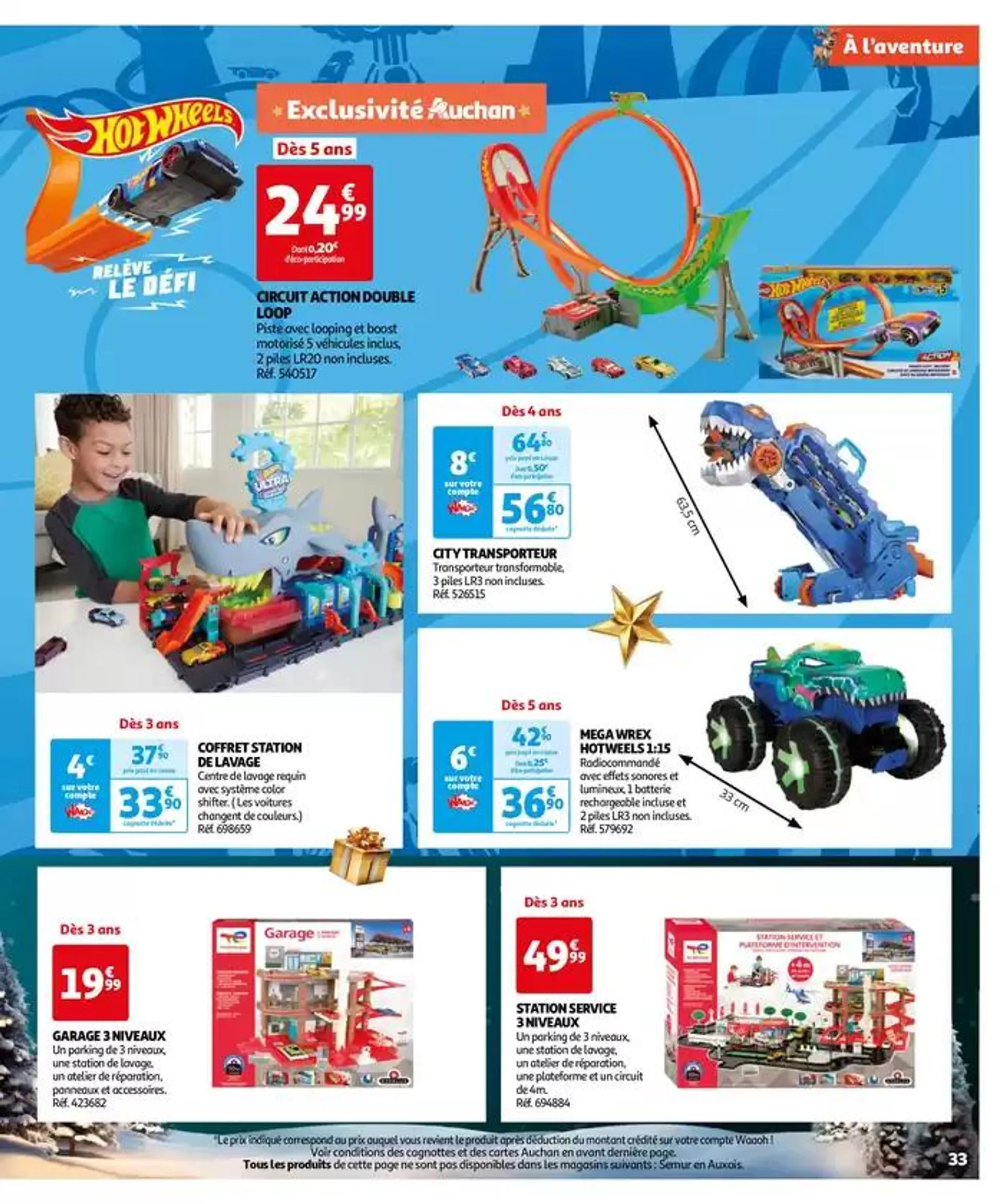 Réveillons Noël, un max de promos pour les fêtes du 11 octobre au 6 décembre 2024 - Catalogue page 33