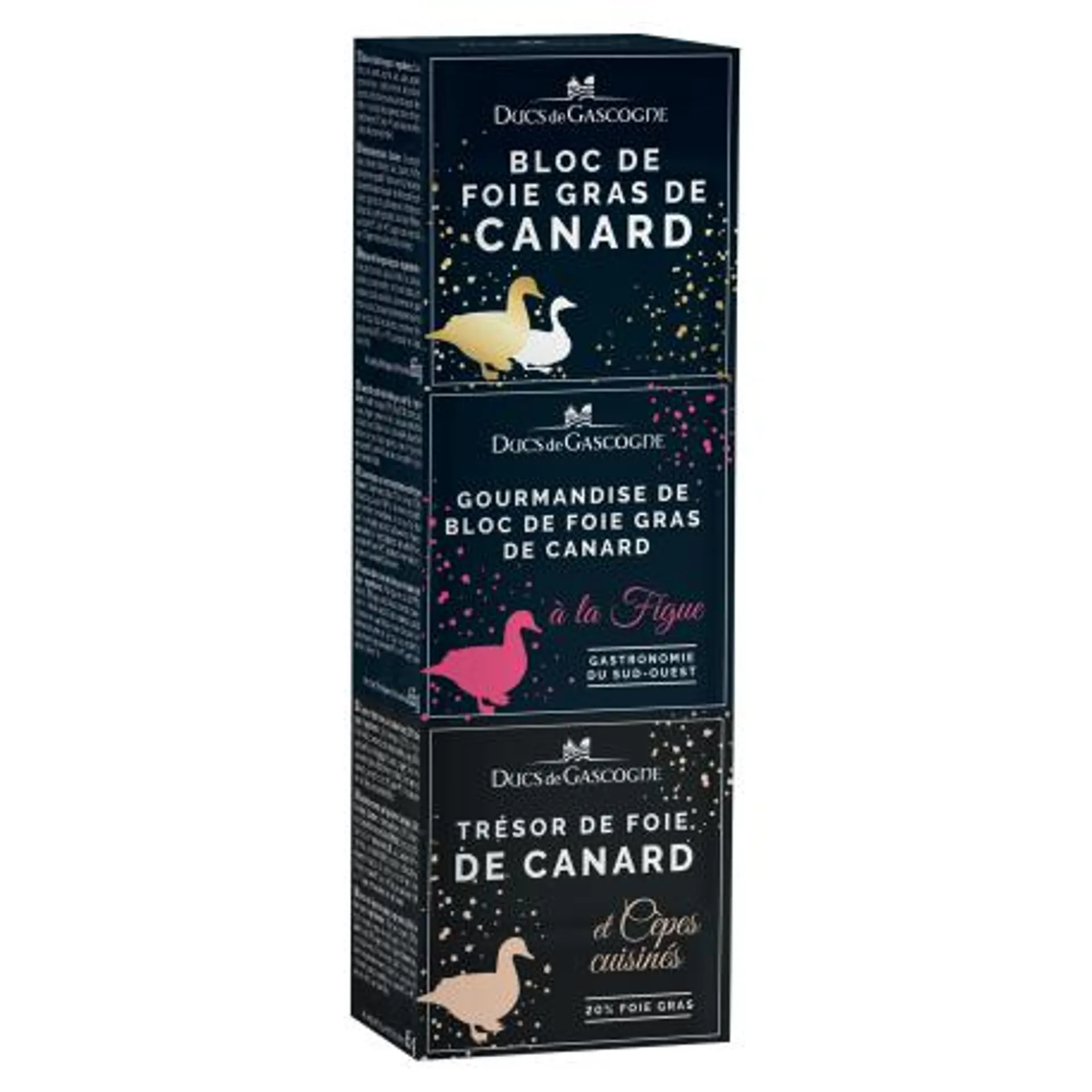 Trio spécialités au foie de canard - Collection Printemps-Pâques - Idéal pour les repas de fête