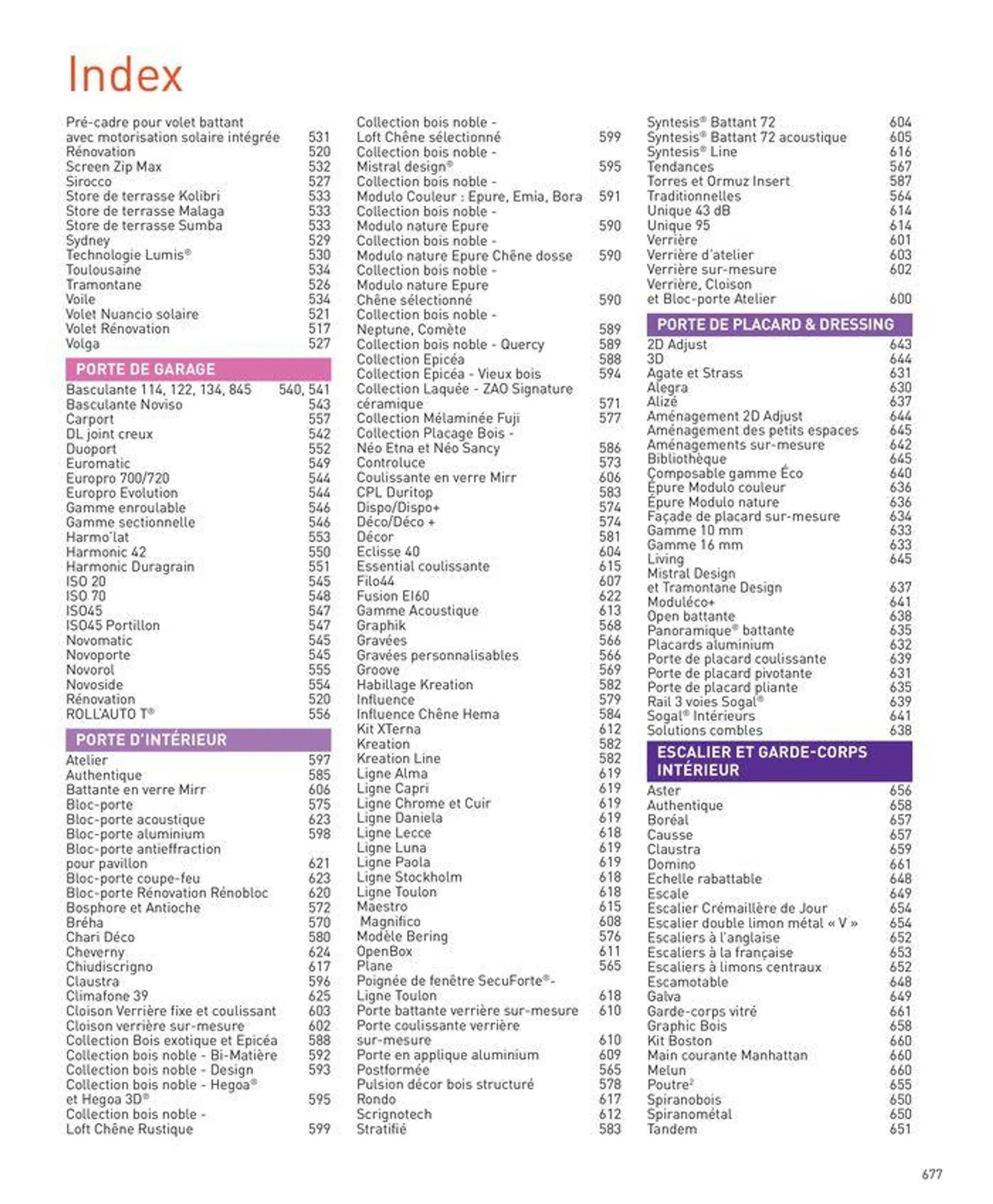 Sélection Intérieur & Extérieur 2024 du 5 avril au 31 décembre 2024 - Catalogue page 677