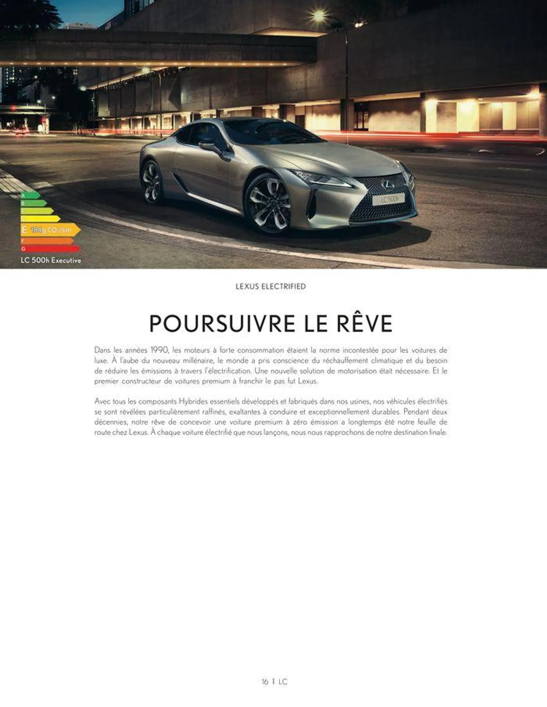 Lexus LC LC 500h et LC 500 du 24 juin au 28 février 2025 - Catalogue page 16