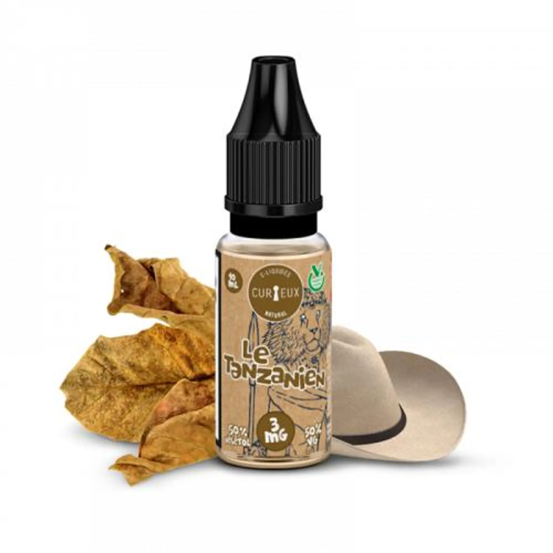 E-Liquide TANZANIEN 10 ml - Curieux Edition Natural