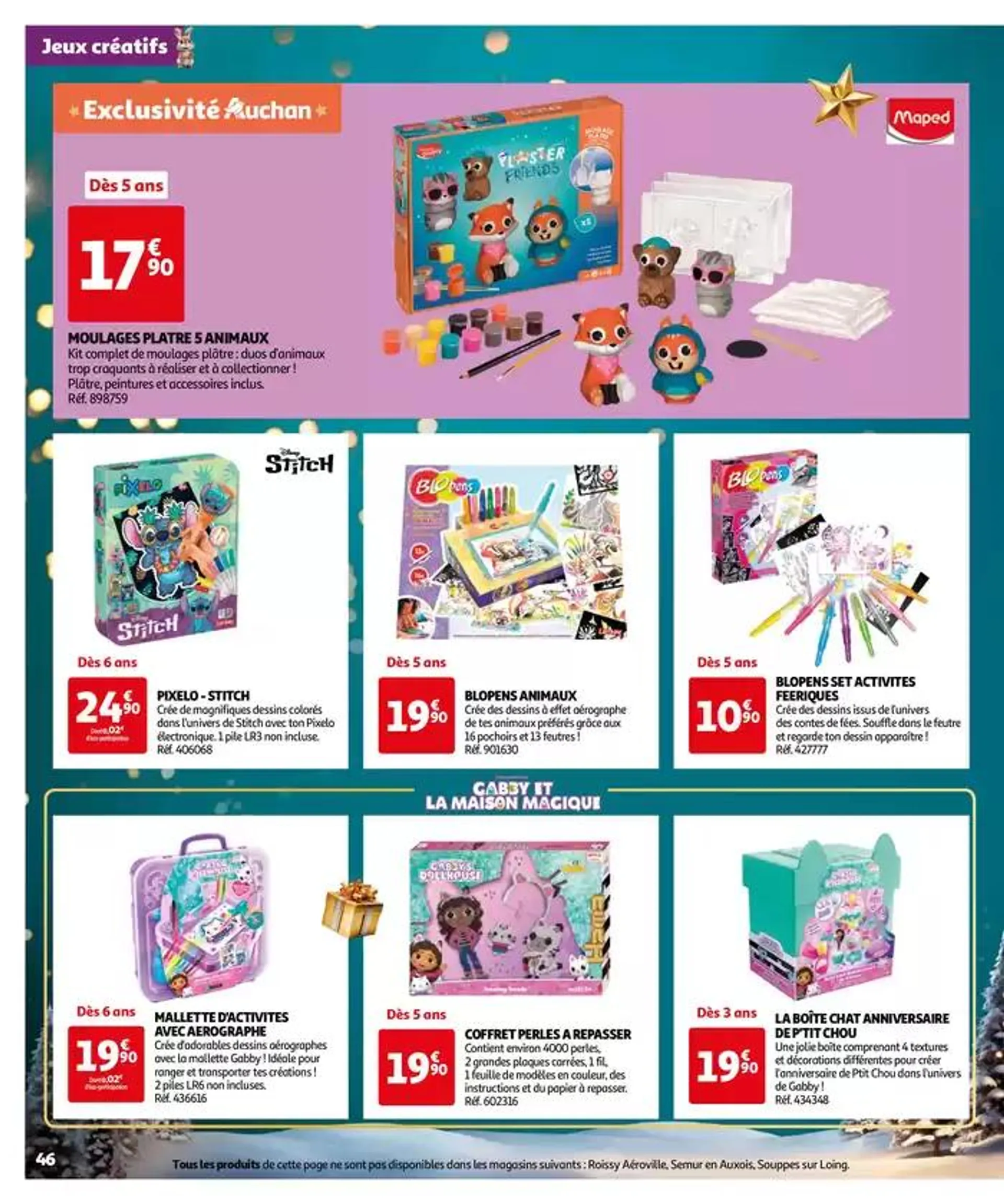 Réveillons Noël, un max de promos pour les fêtes du 11 octobre au 6 décembre 2024 - Catalogue page 46