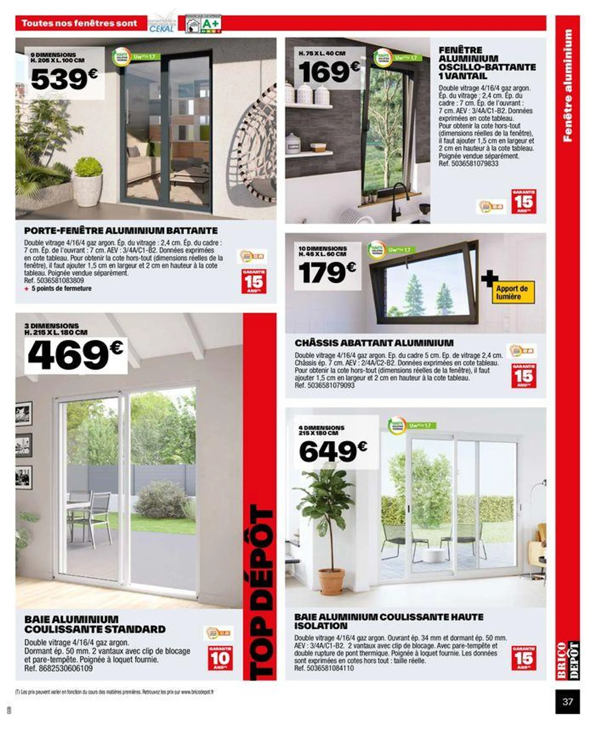 Je rénove mes espaces du 20 juin au 4 août 2024 - Catalogue page 37