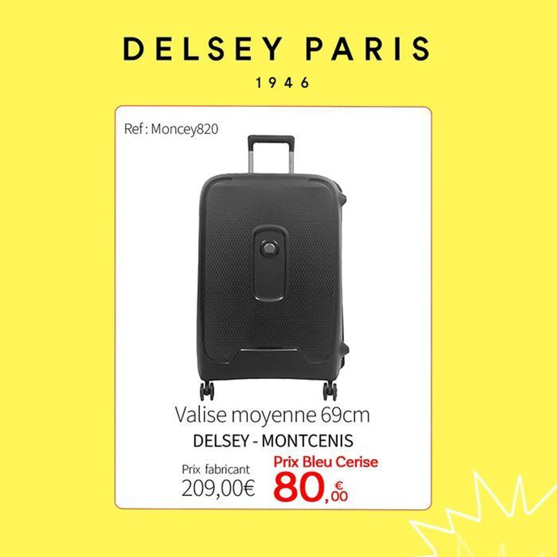 BAGAGERIE DELSEY MONTCENIS À PRIX EXCEPTIONNEL  du 20 septembre au 26 octobre 2024 - Catalogue page 4