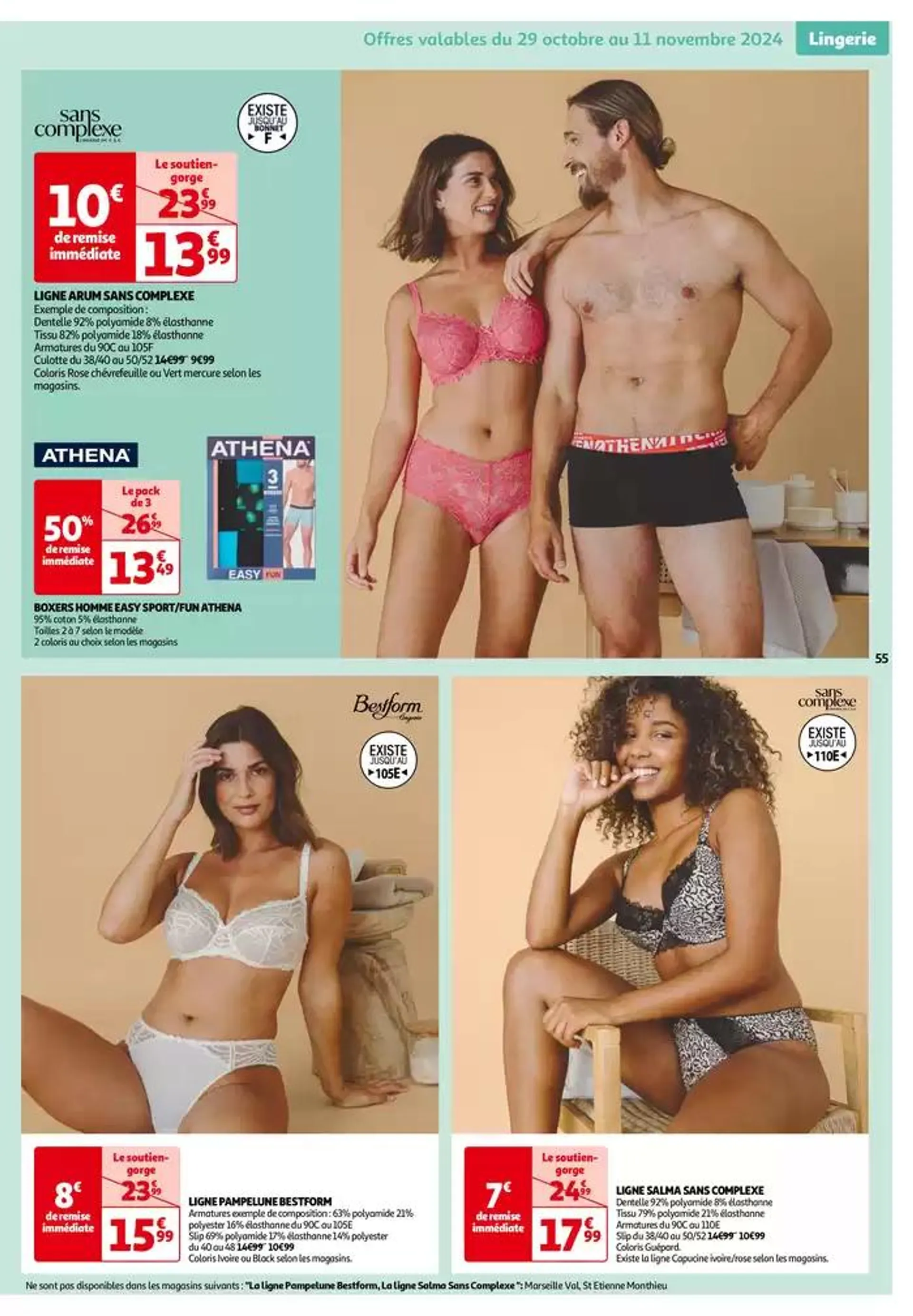 Top depart : 25 jours Auchan  du 29 octobre au 4 novembre 2024 - Catalogue page 55