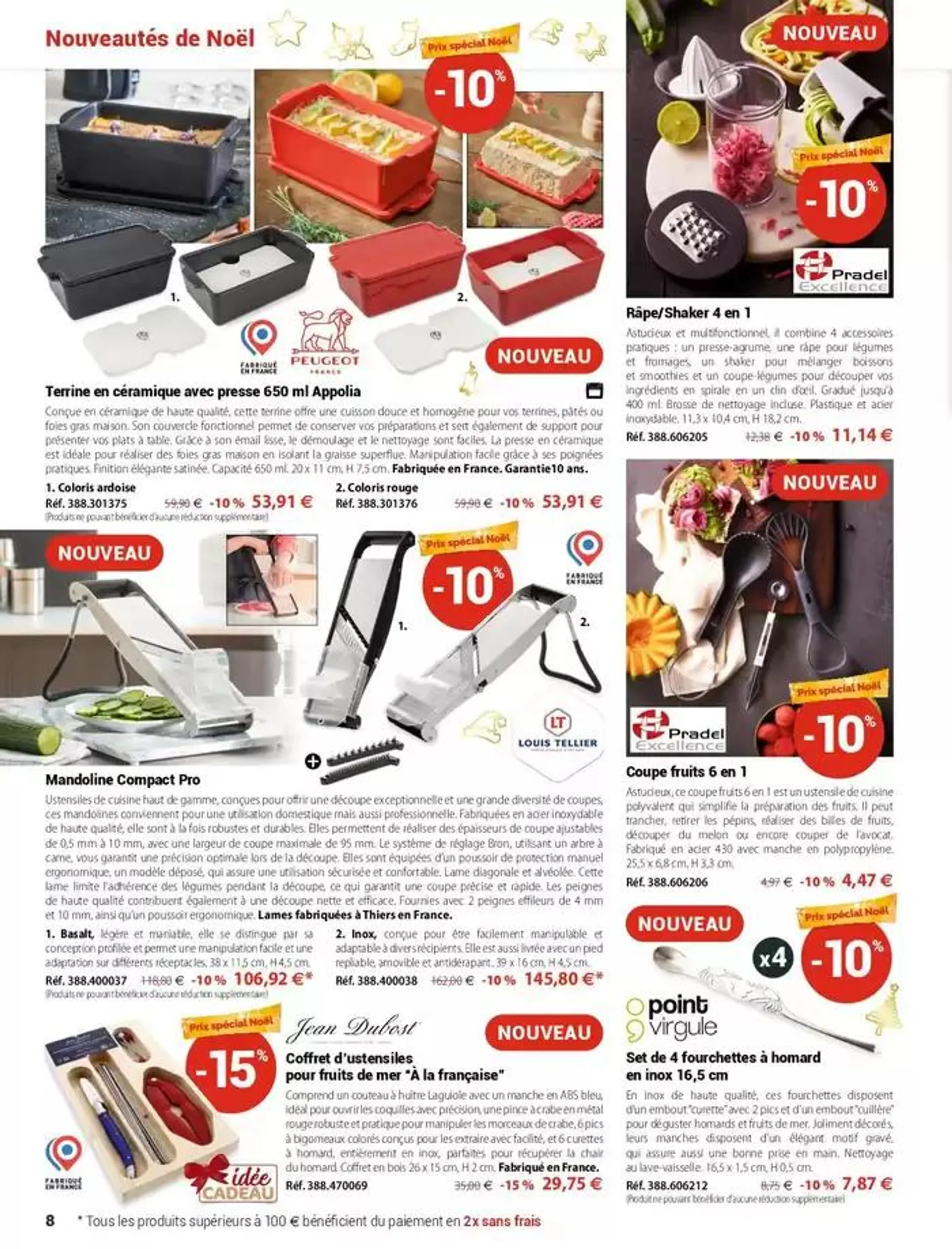  Noël Gourmand du 21 octobre au 31 décembre 2024 - Catalogue page 8