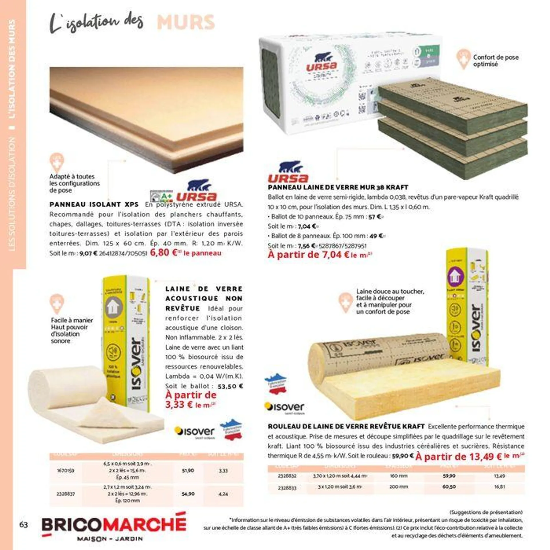 Guide Confort du 23 août au 19 octobre 2024 - Catalogue page 63