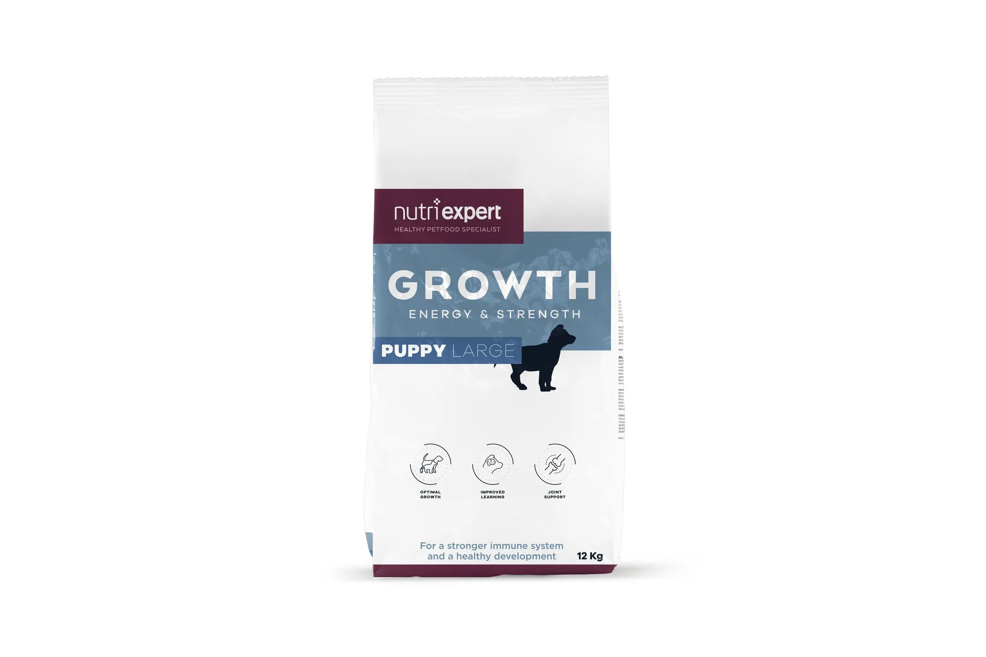 Nutri expert growth brokken grote hond puppy kip 12kg