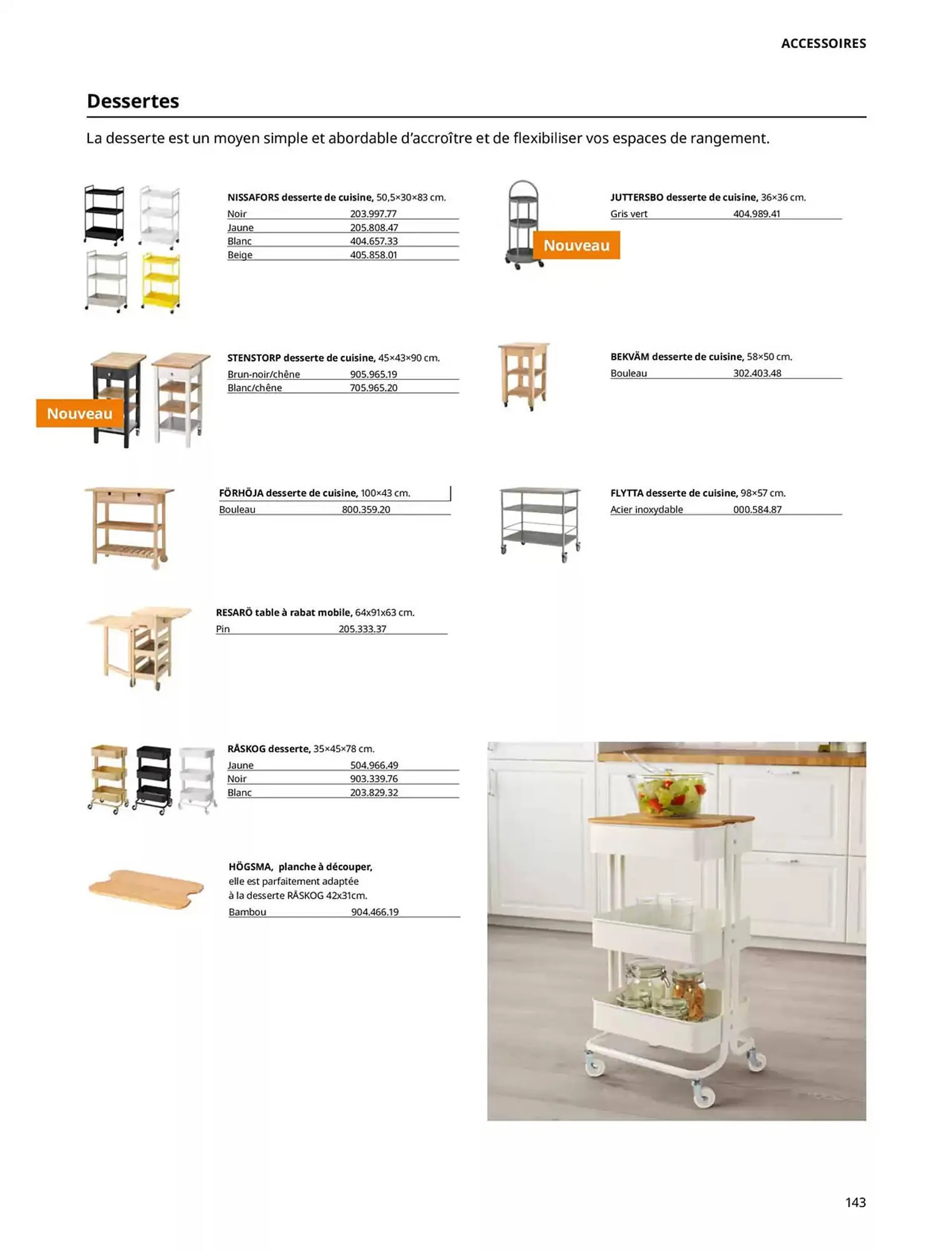 Catalogue IKEA du 1 octobre au 31 juillet 2025 - Catalogue page 143