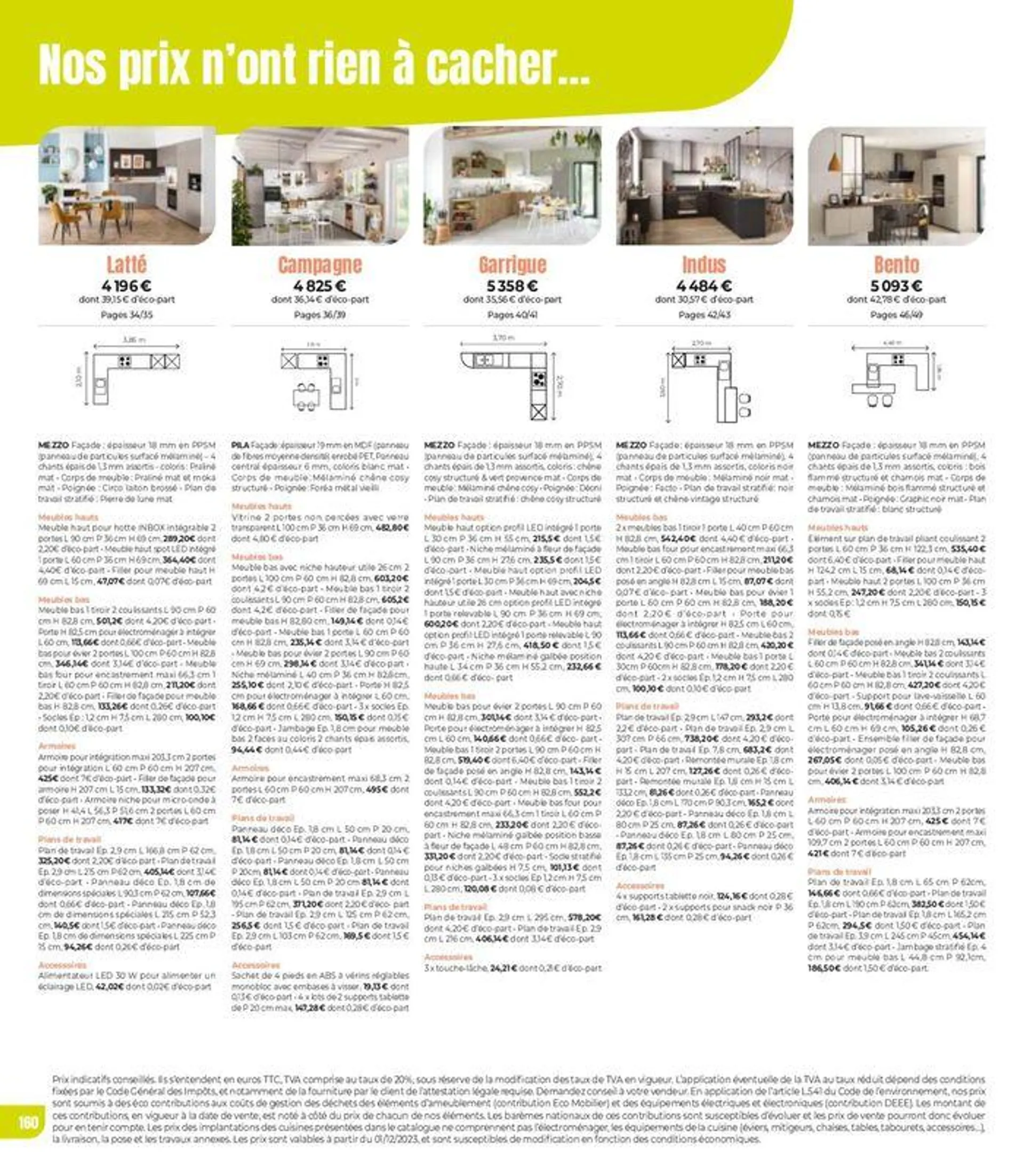 Consultez le menu avant de vous mettre en cuisine du 27 décembre au 30 juin 2024 - Catalogue page 160