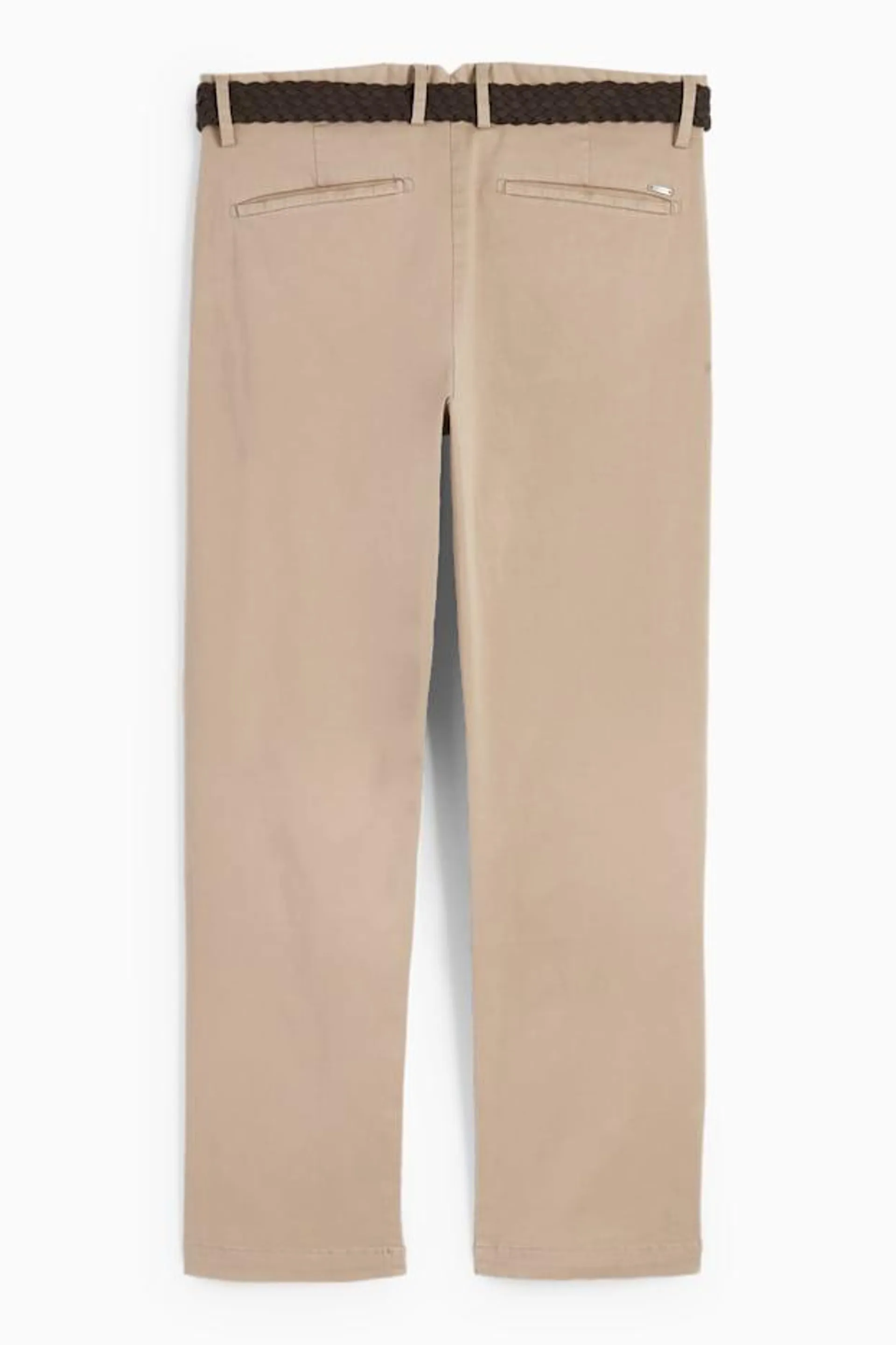 Chinos with belt - regular fit