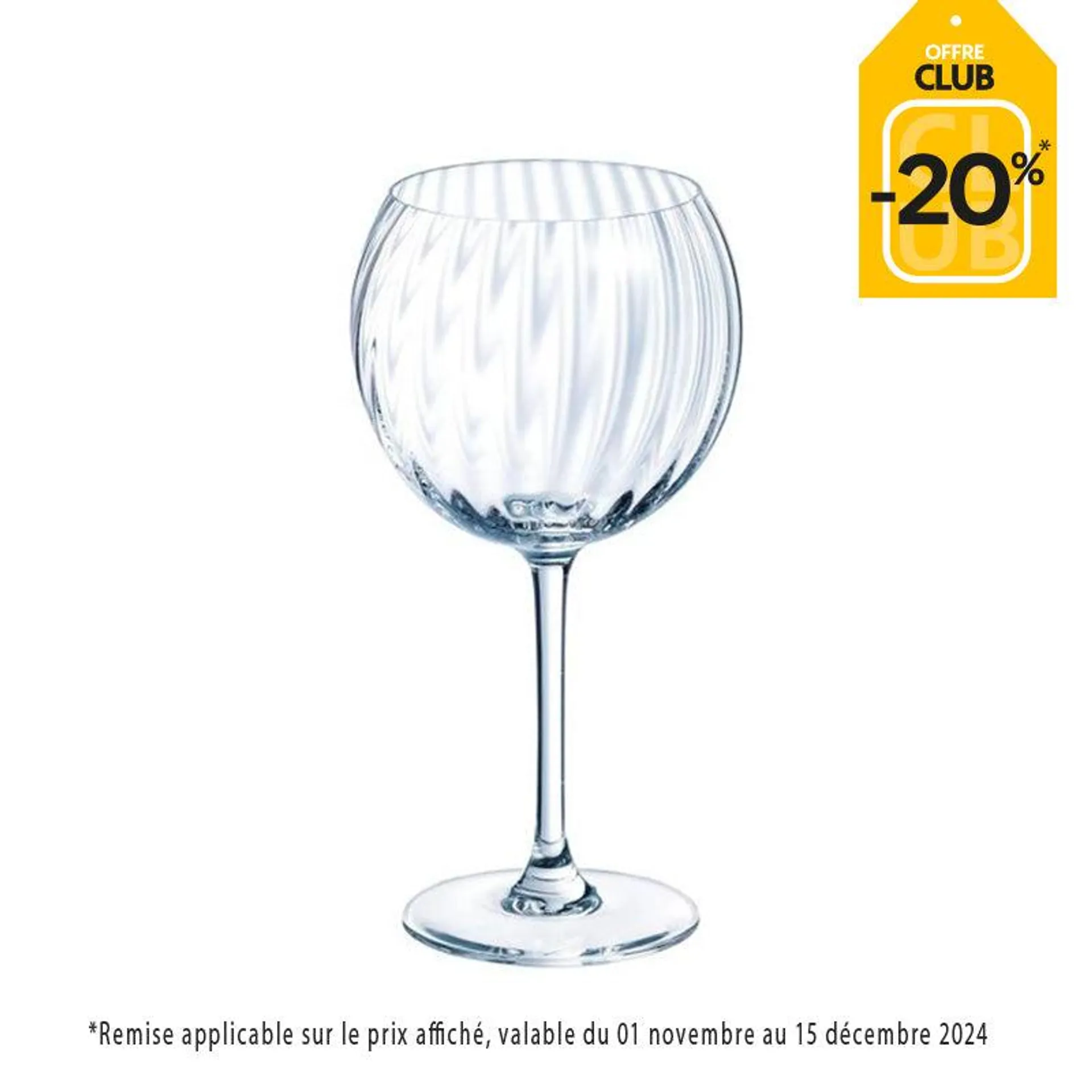 Verre à pied Symétrie 58cl