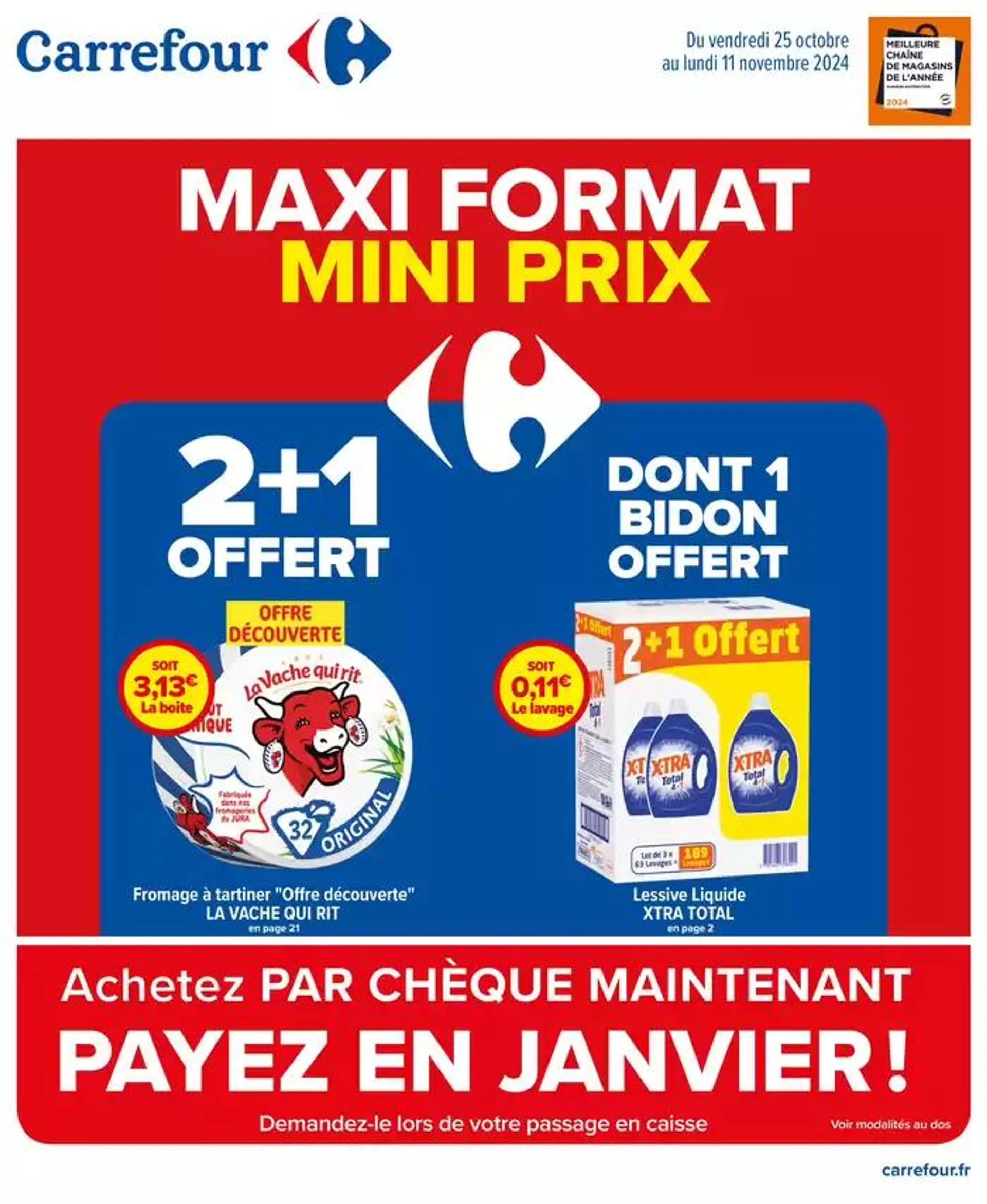 MAXI FORMAT MINI PRIX du 25 octobre au 11 novembre 2024 - Catalogue page 1