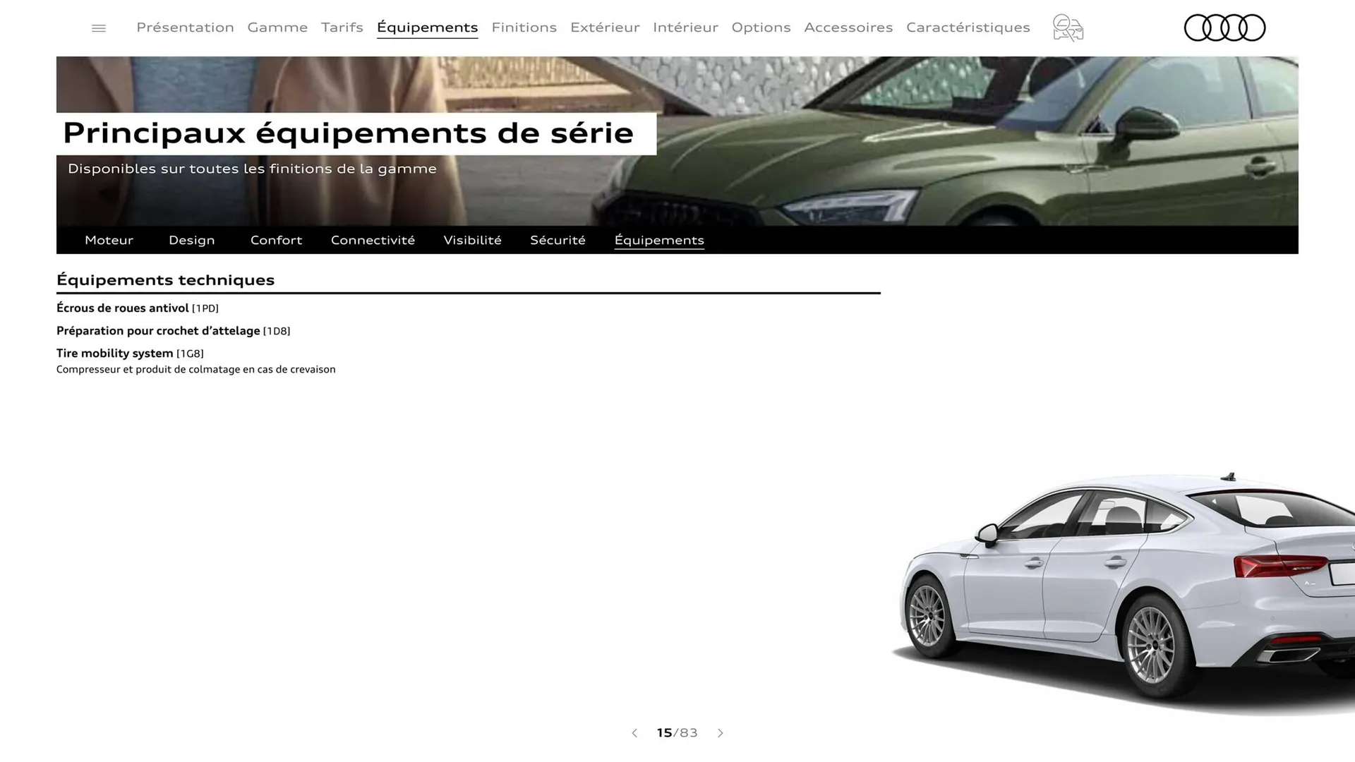 Catalogue Audi du 8 août au 8 août 2024 - Catalogue page 15