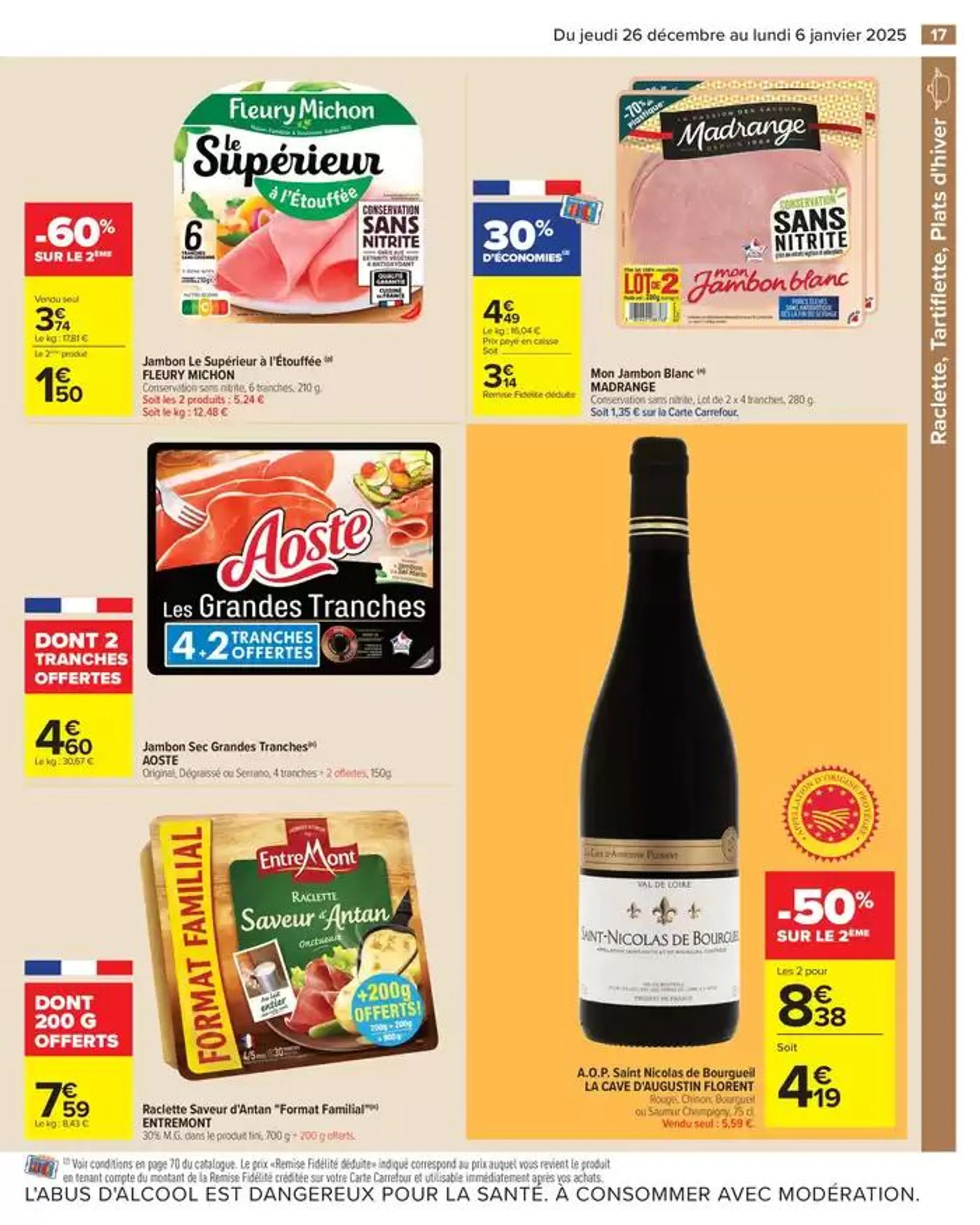 - 50% SUR LE 2ÈME PRODUIT du 26 décembre au 6 janvier 2025 - Catalogue page 23