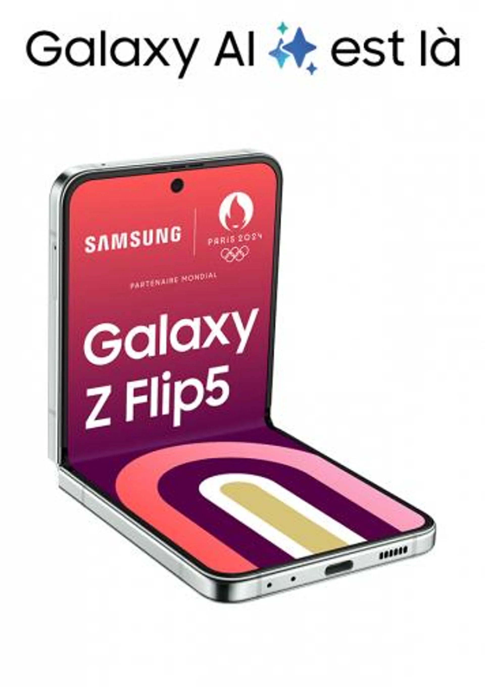 Galaxy Z Flip5 vert d eau 256Go