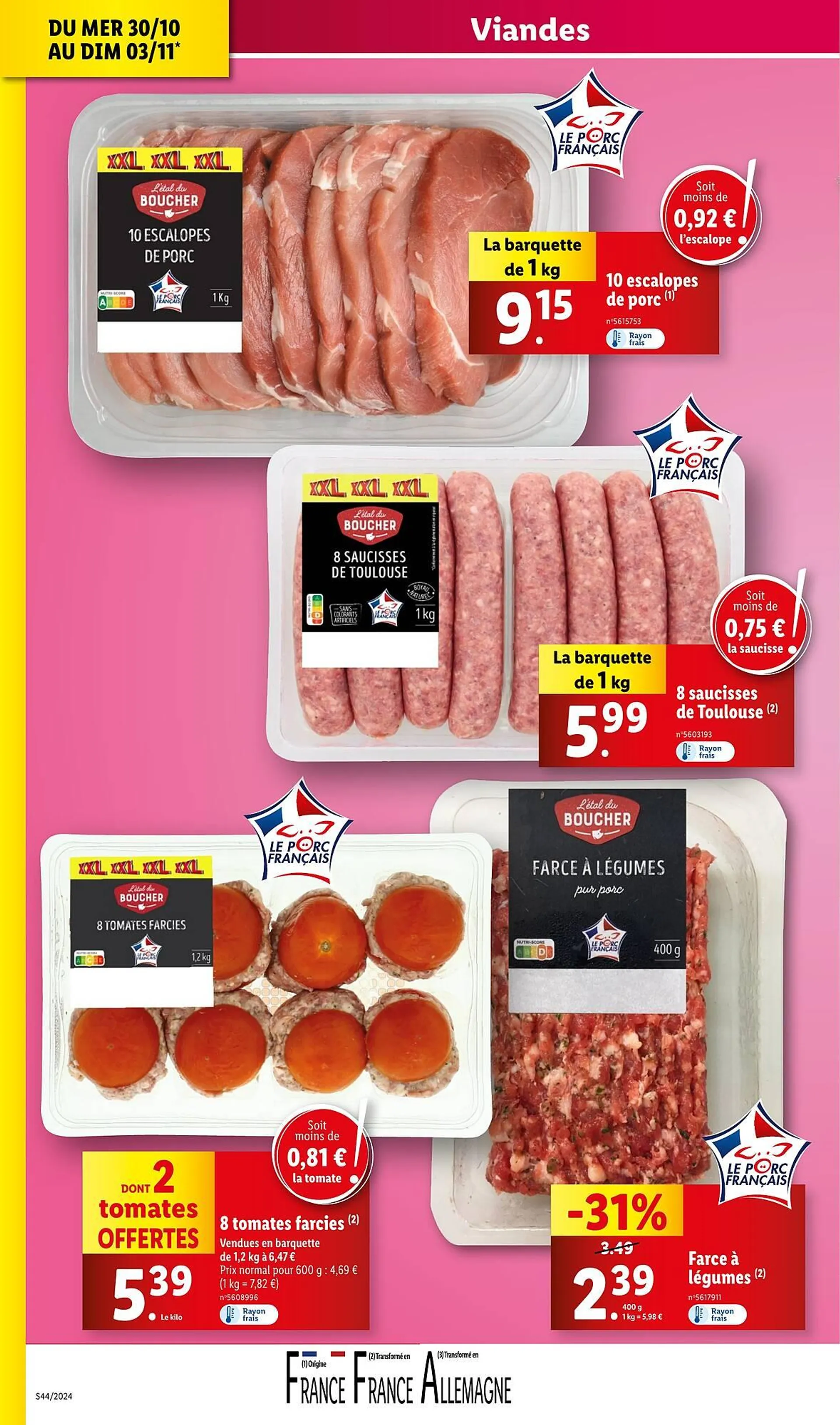 Catalogue Lidl du 30 octobre au 5 novembre 2024 - Catalogue page 8