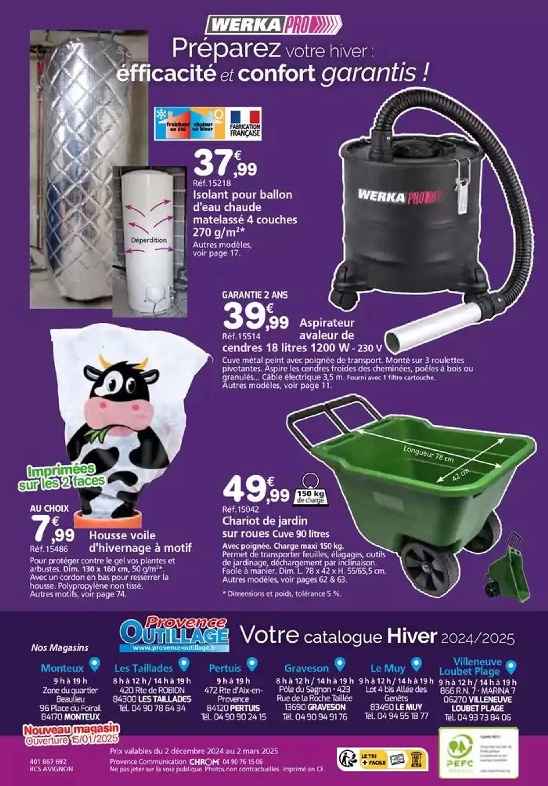 HIVER 2024/2025 du 2 décembre au 2 mars 2025 - Catalogue page 76