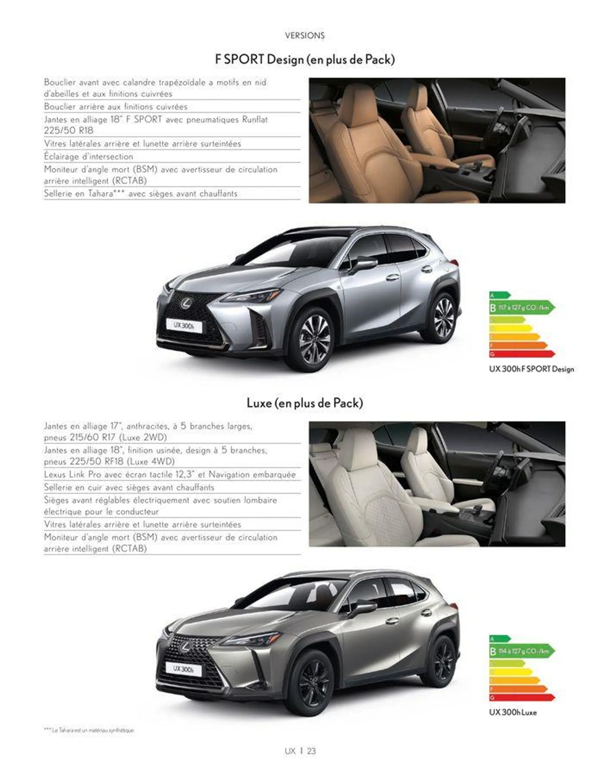 Lexus HYBRIDE AUTO-RECHARGEABLE du 24 juin au 28 février 2025 - Catalogue page 23