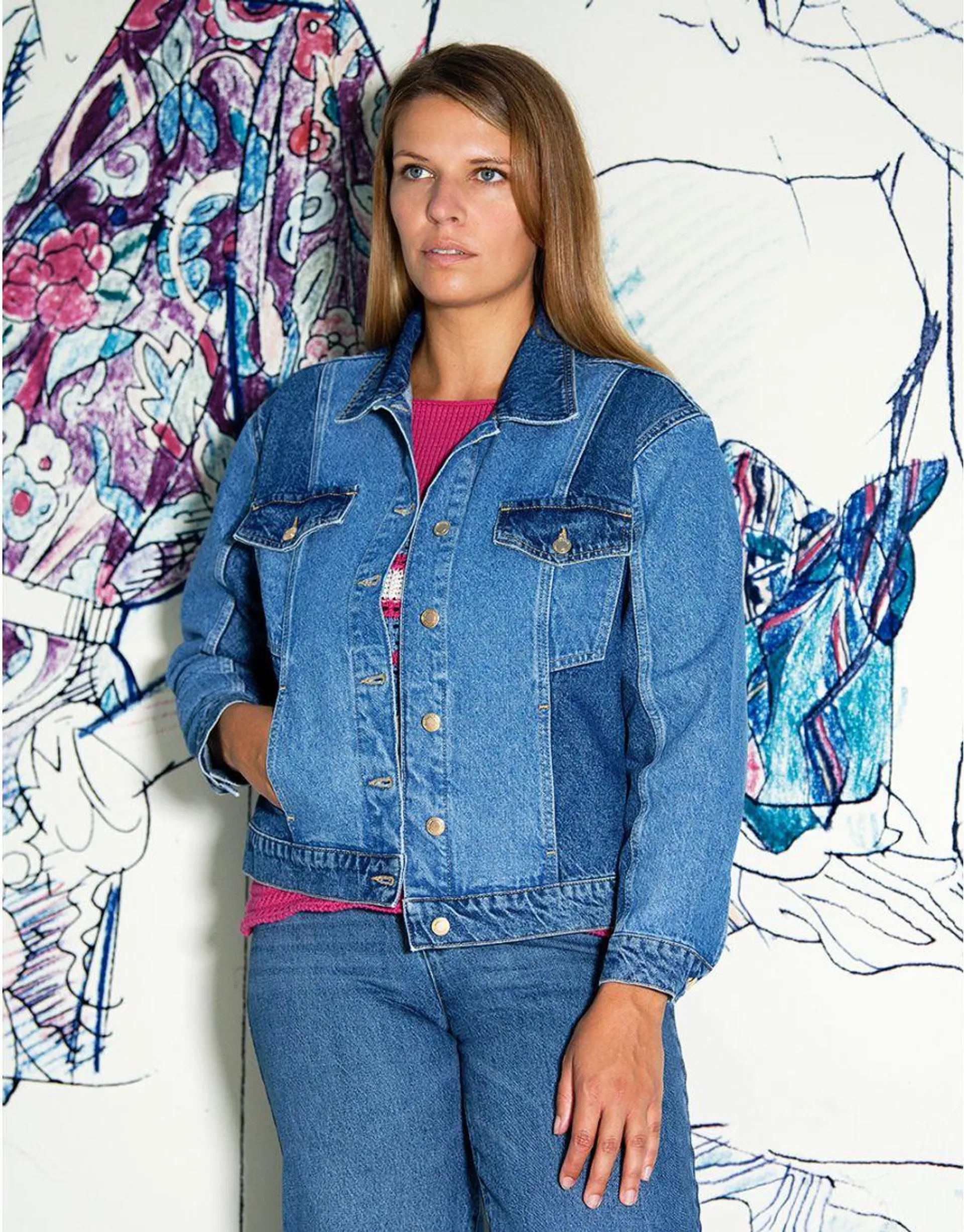 Veste jean 100% coton