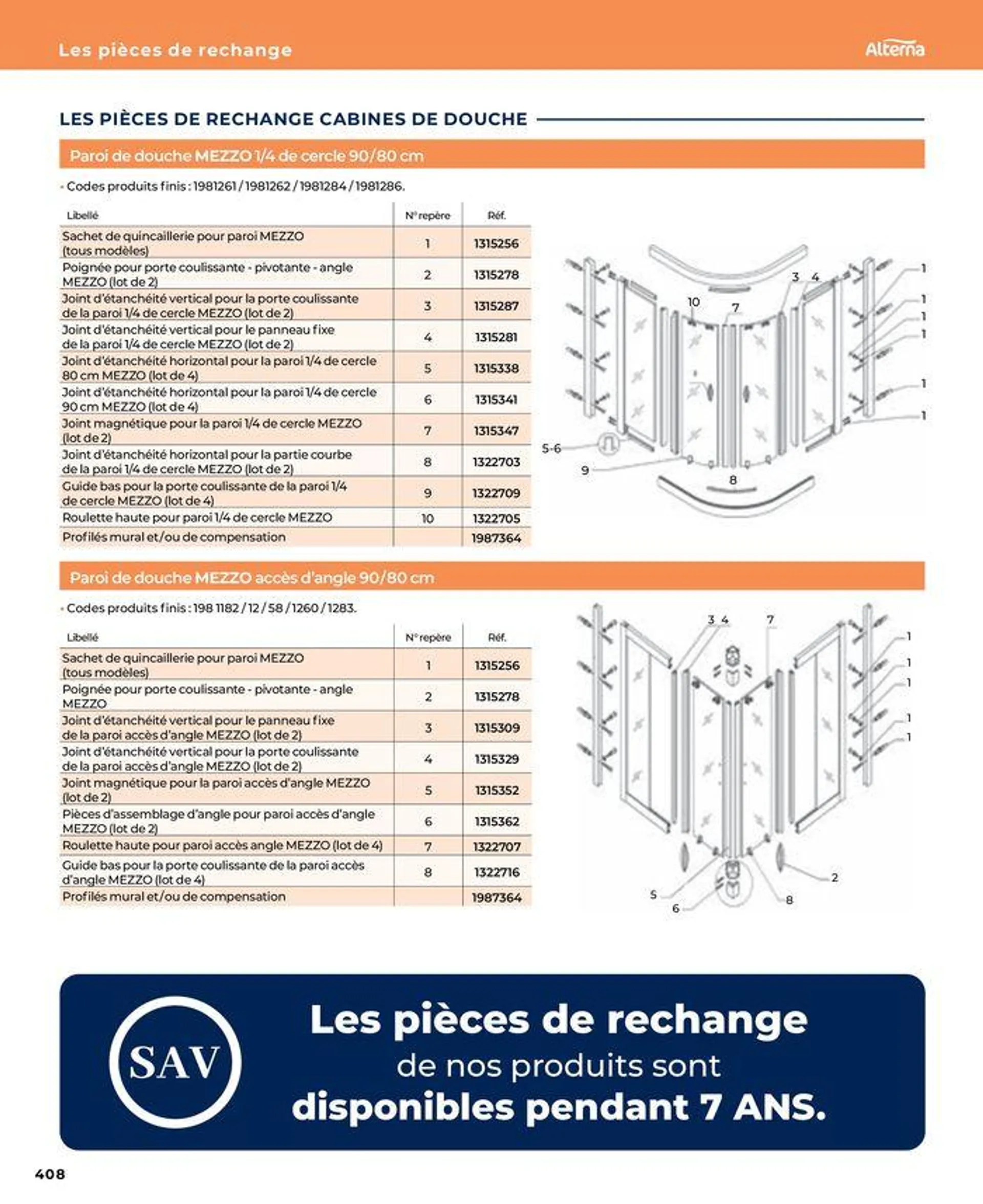 La salle de bain en toute sérénité du 17 janvier au 31 août 2024 - Catalogue page 408