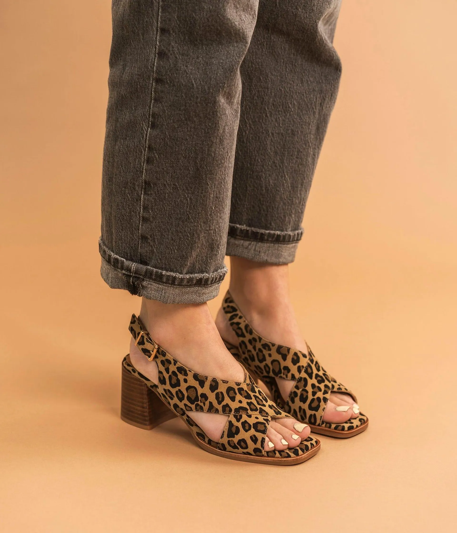 SANDALE HORSA LEOPARD