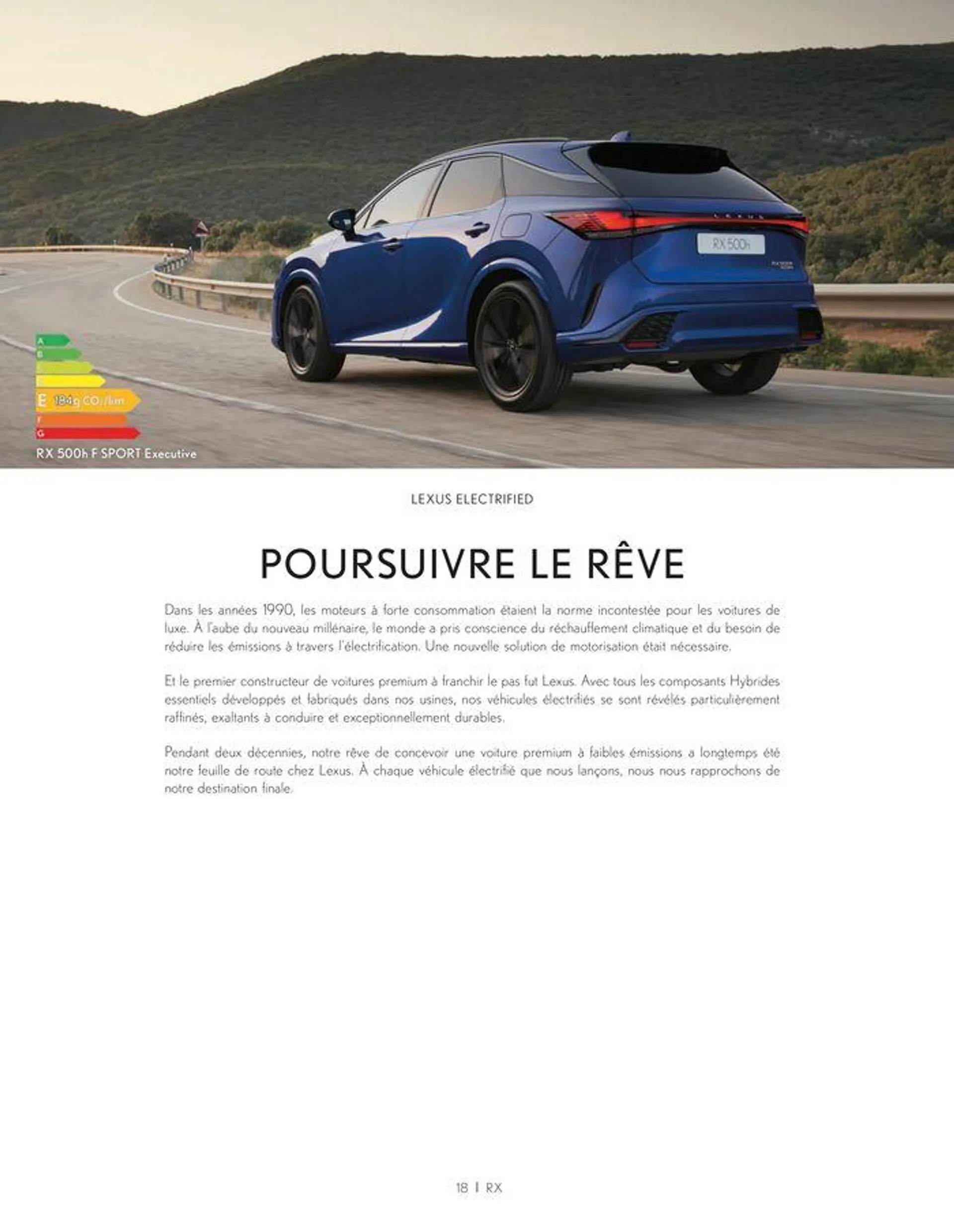 Lexus NOUVEAU RX du 24 juin au 28 février 2025 - Catalogue page 18