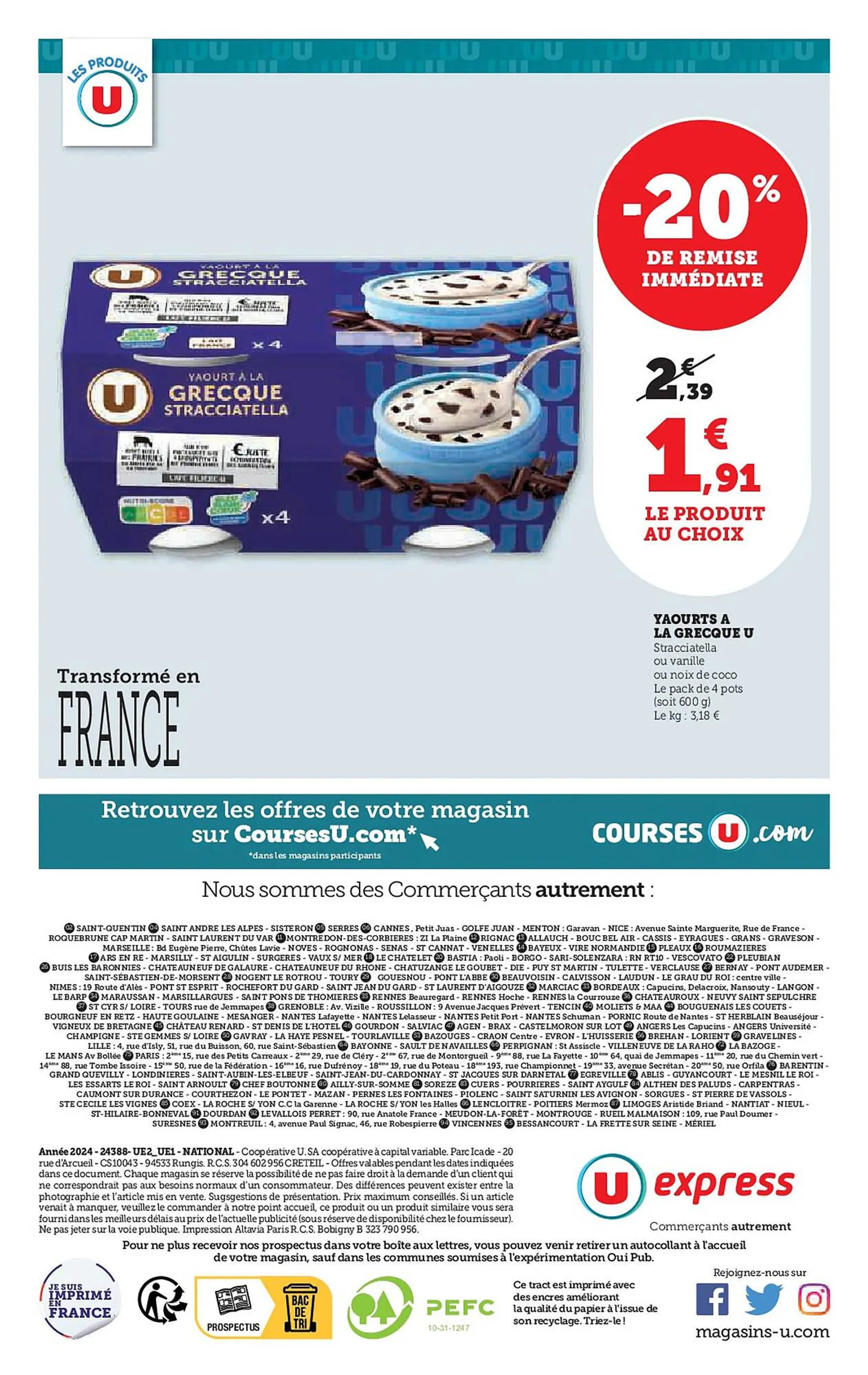 Catalogue U Express du 17 septembre au 29 septembre 2024 - Catalogue page 12